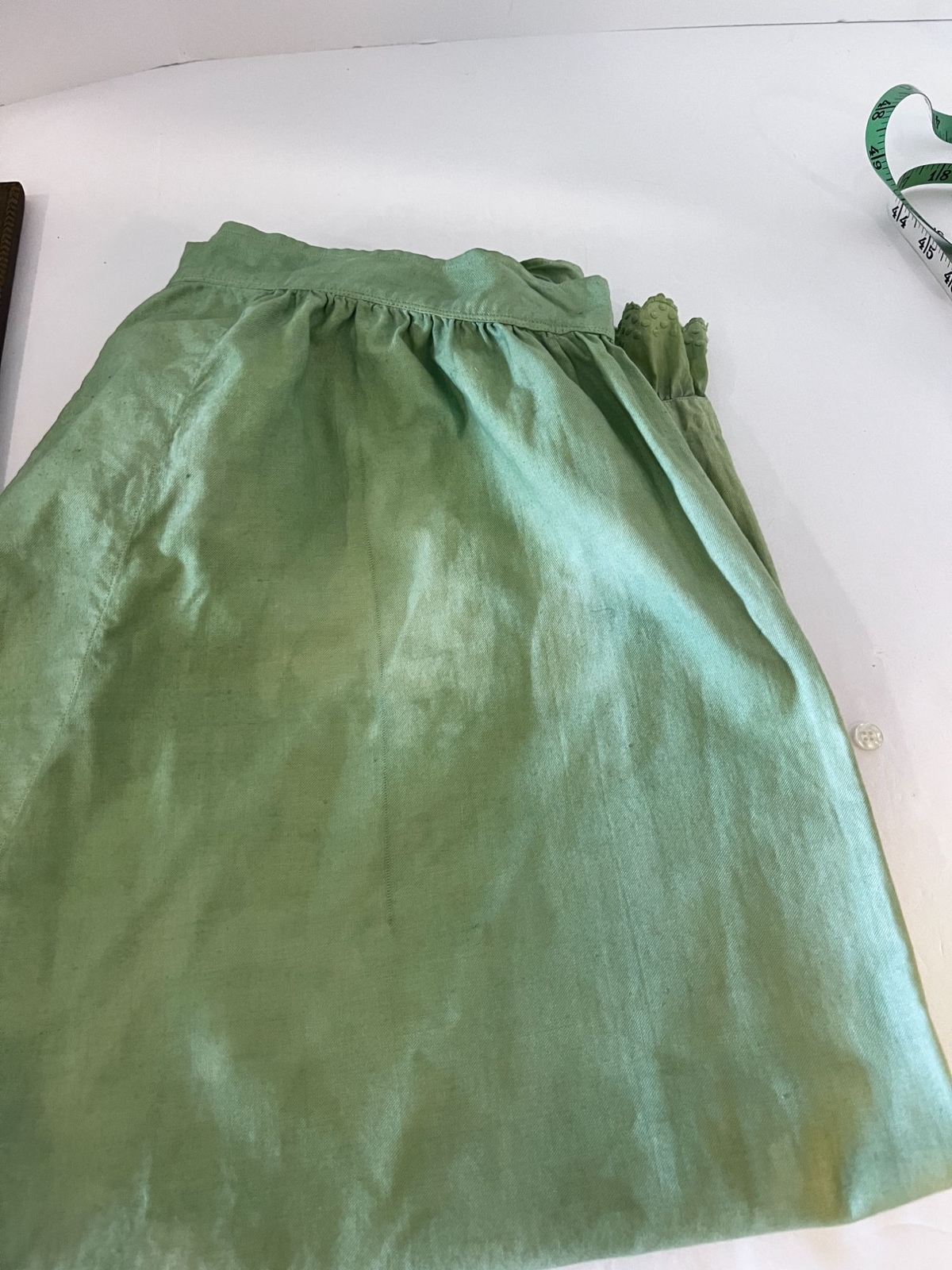 Antique Victorian Bloomers Hand Dyed Cotton Eyelet Trimmed Drawers