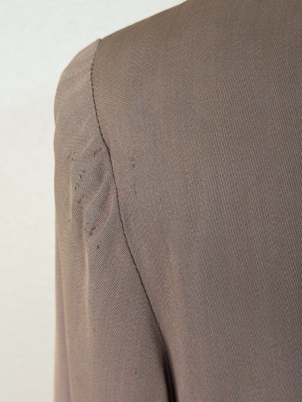 VTG 40s 50s Mauve Gabardine Suit Jacket Blazer Nipped Waist