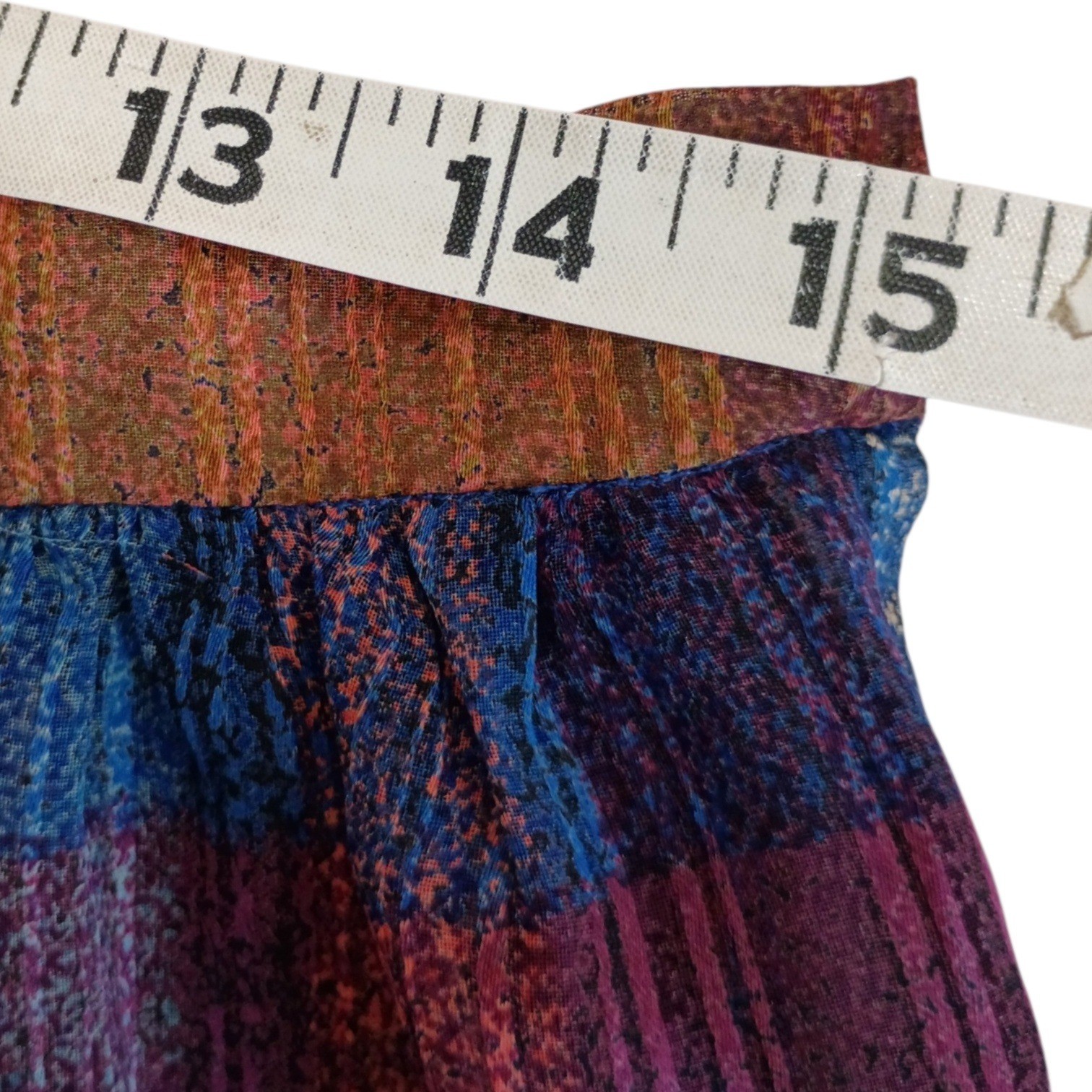 Gloria Vanderbilt Vintage 80s Metallic Plaid Peplum Top and Skirt Set Blue 14