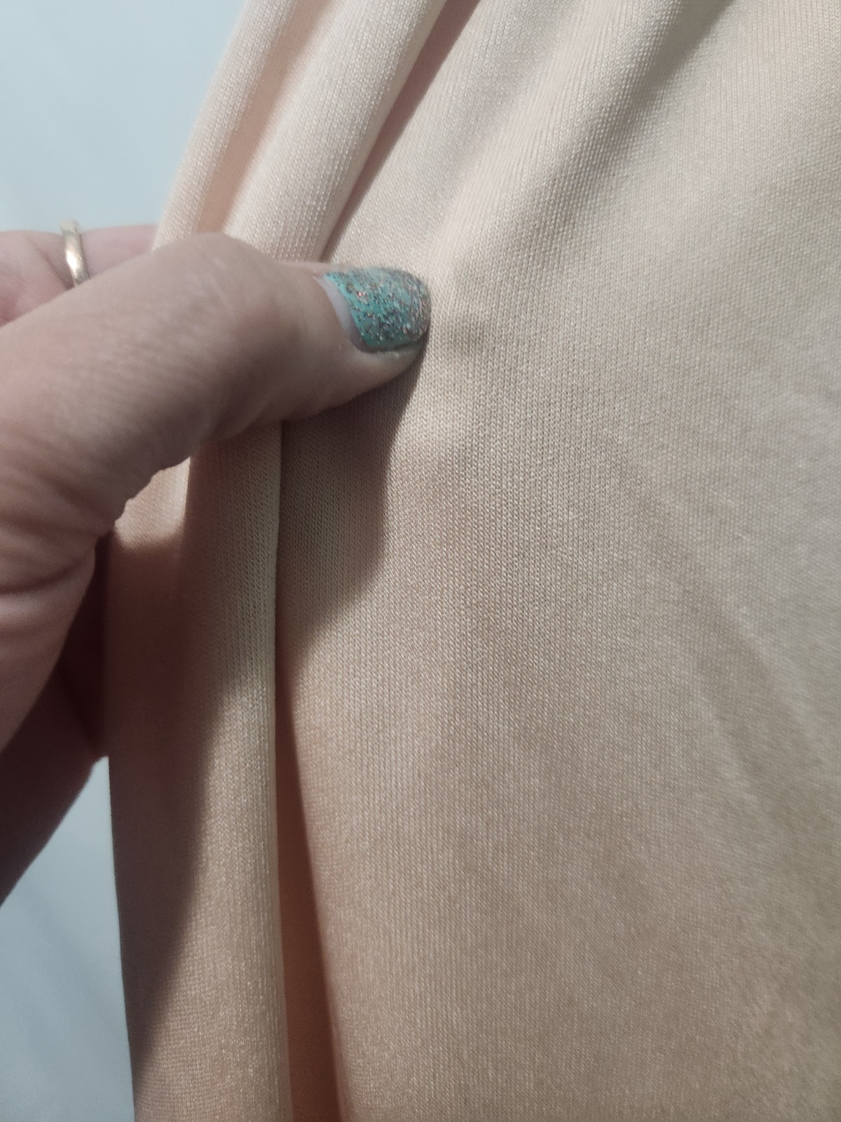 Vintage Harzfeld’s Peach Ballerina Maxi Dress. Balletcore Soft Girl Neutral