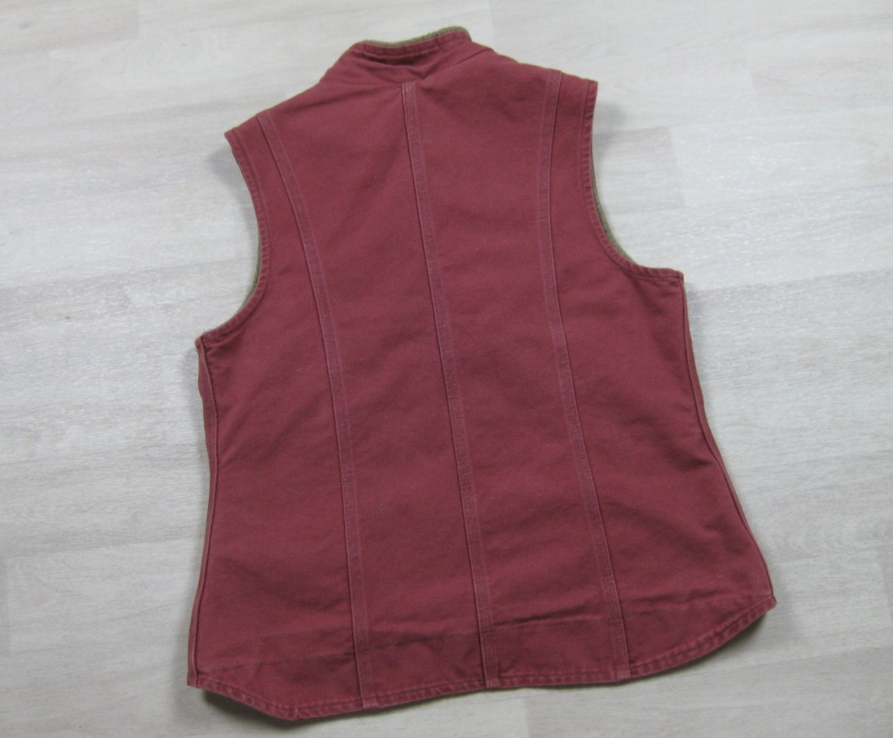 Vintage Y2K Carhartt Sherpa Lined Vest Women’s (L) WV001 VRS Rose Workwear