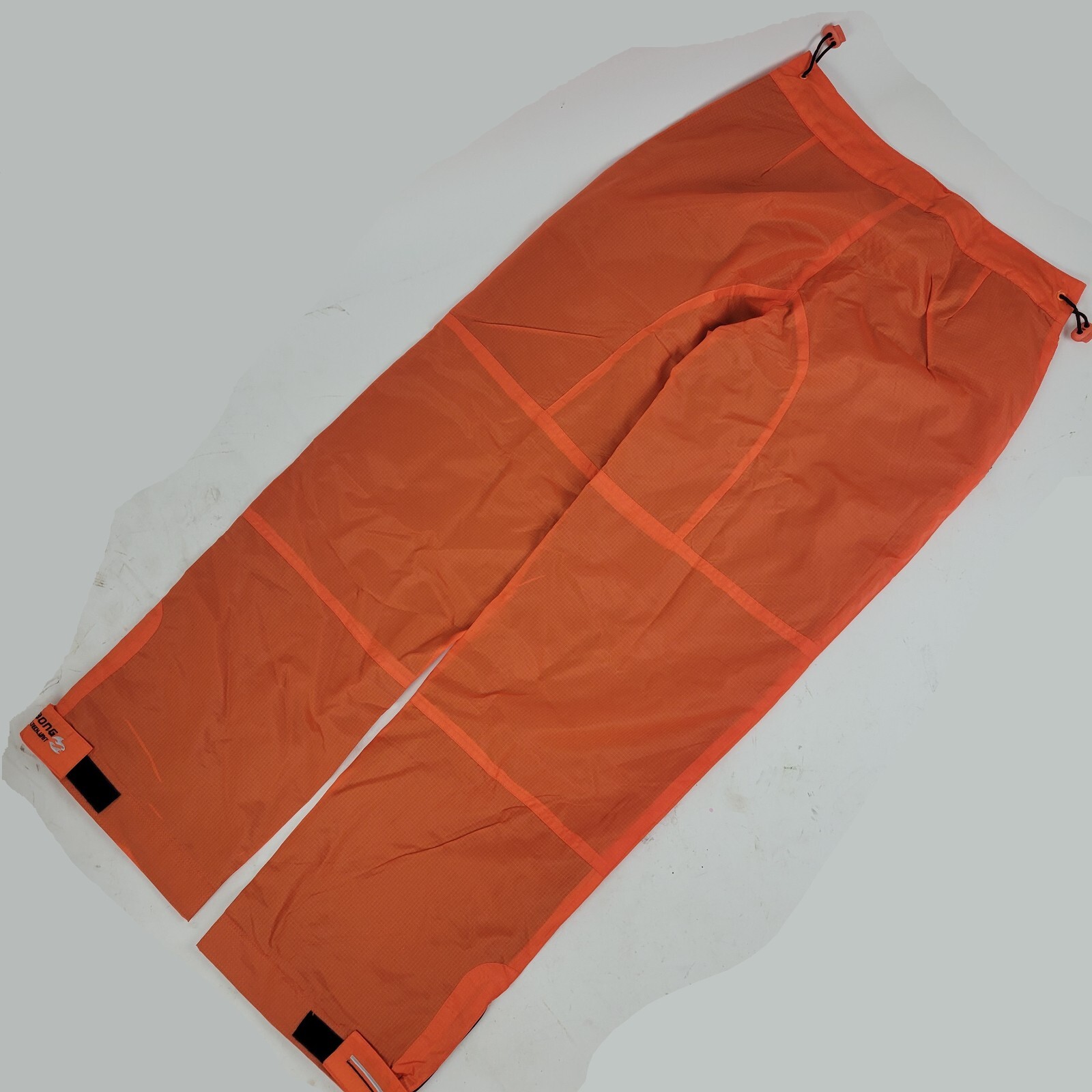 VTG 90s 1998 Y2K Billabong Girls Spec 73 Nylon Orange Rave Baggy Pants Size 5