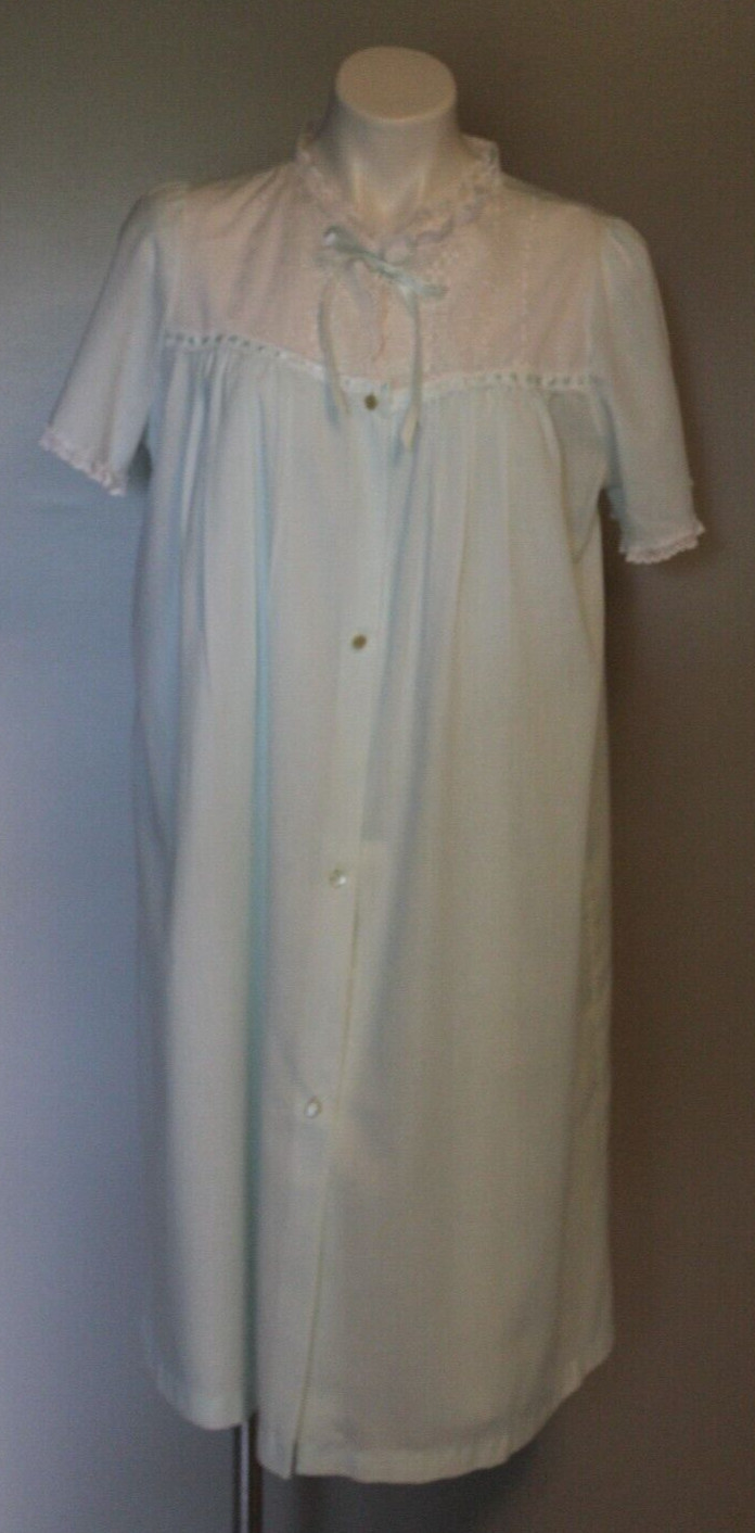Vintage Sears Light Mint Green Peignoir Set size Medium