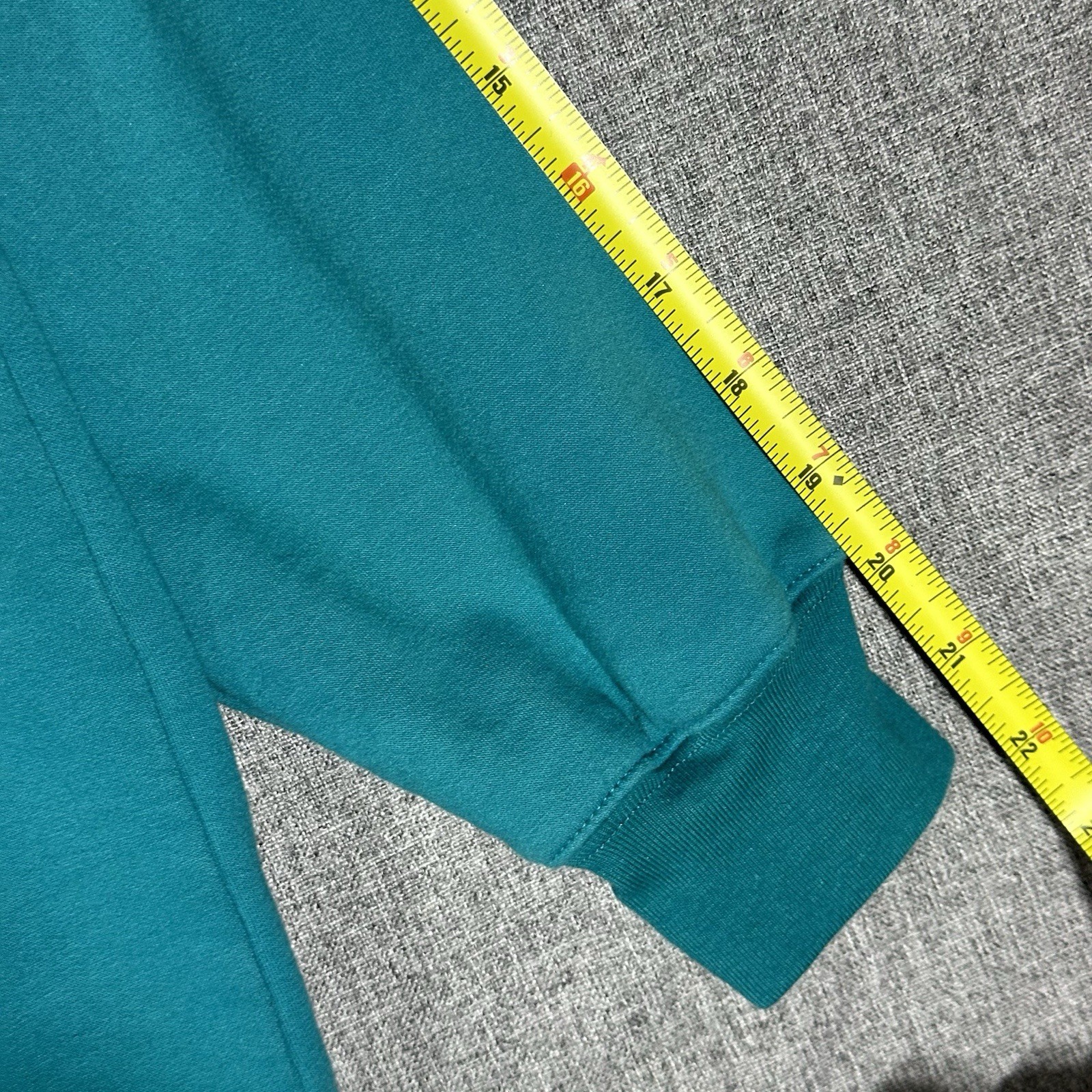 Vintage Teal Grandma/Grandpa Style Sweater Pullover Links