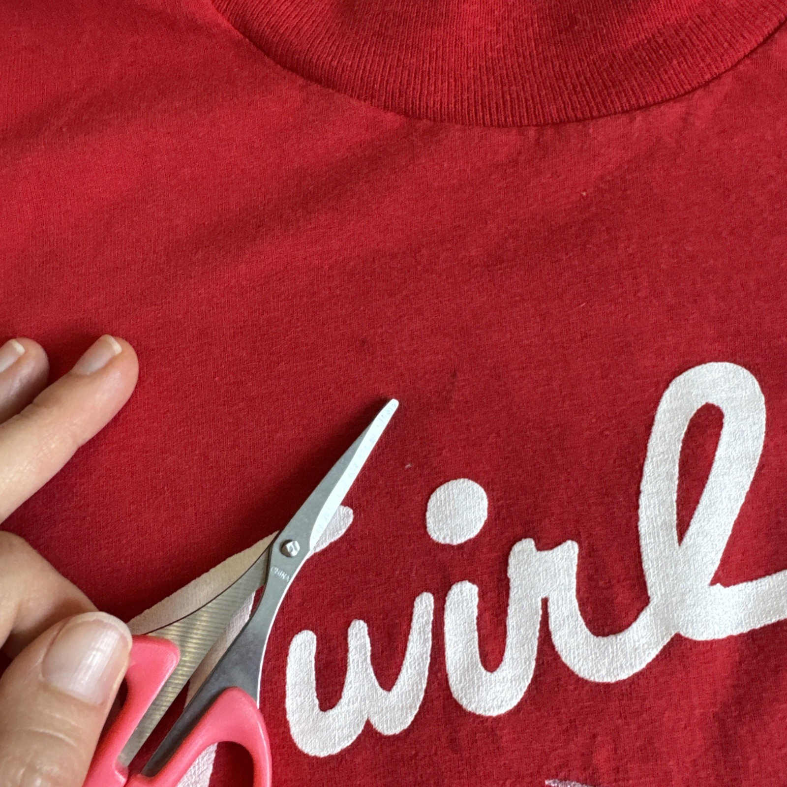 Vintage Fruit Of The Loom Baton Twirling T Shirt Red Size Large