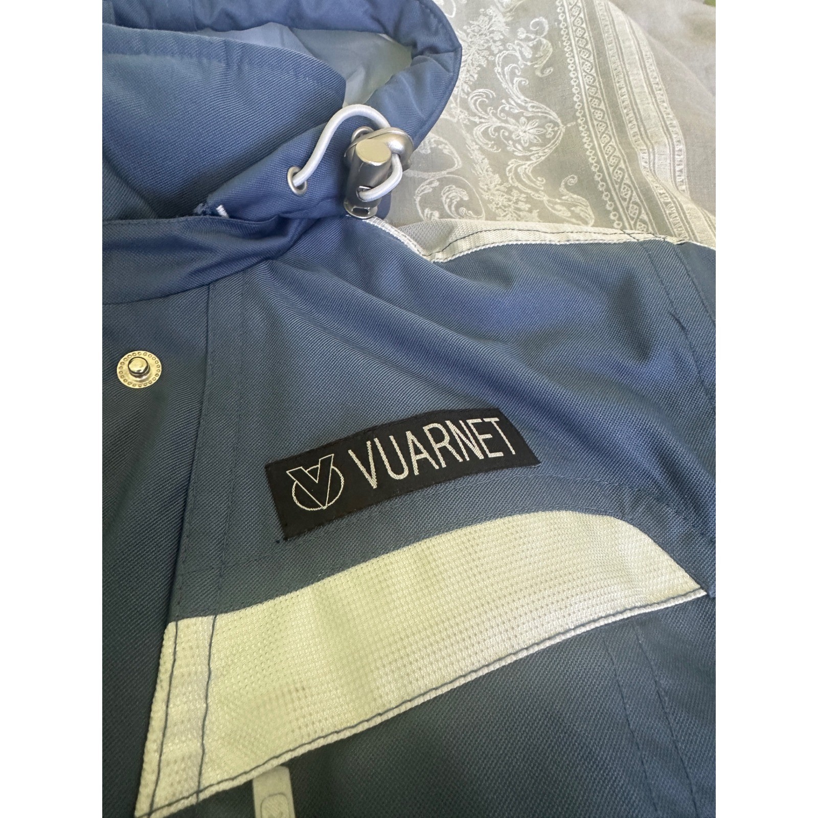 Vtg Vuarnet Ski Suit Womens 10 2pc Jacket Pants Retro 90sInsulated Hooded