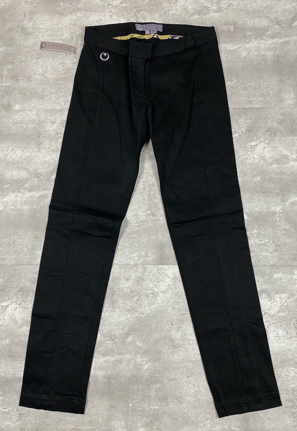 vintage STUSSY Melissa womens pants 3 Y2K 2000s low rise skinny skate streetwear