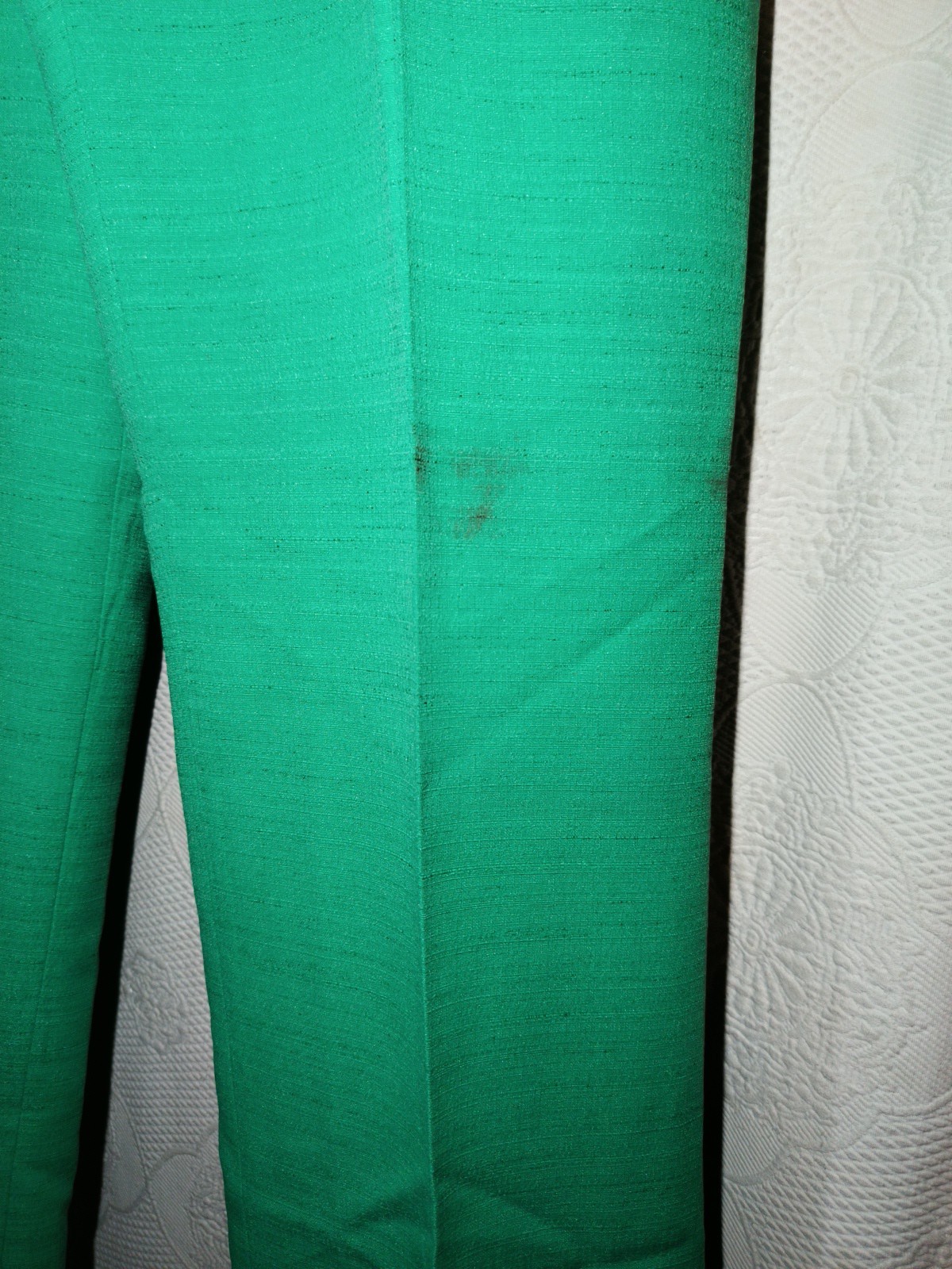 Vintage Hells Bells By Primo Bell Bottom Green Slacks Retro Hippie Flare Pants