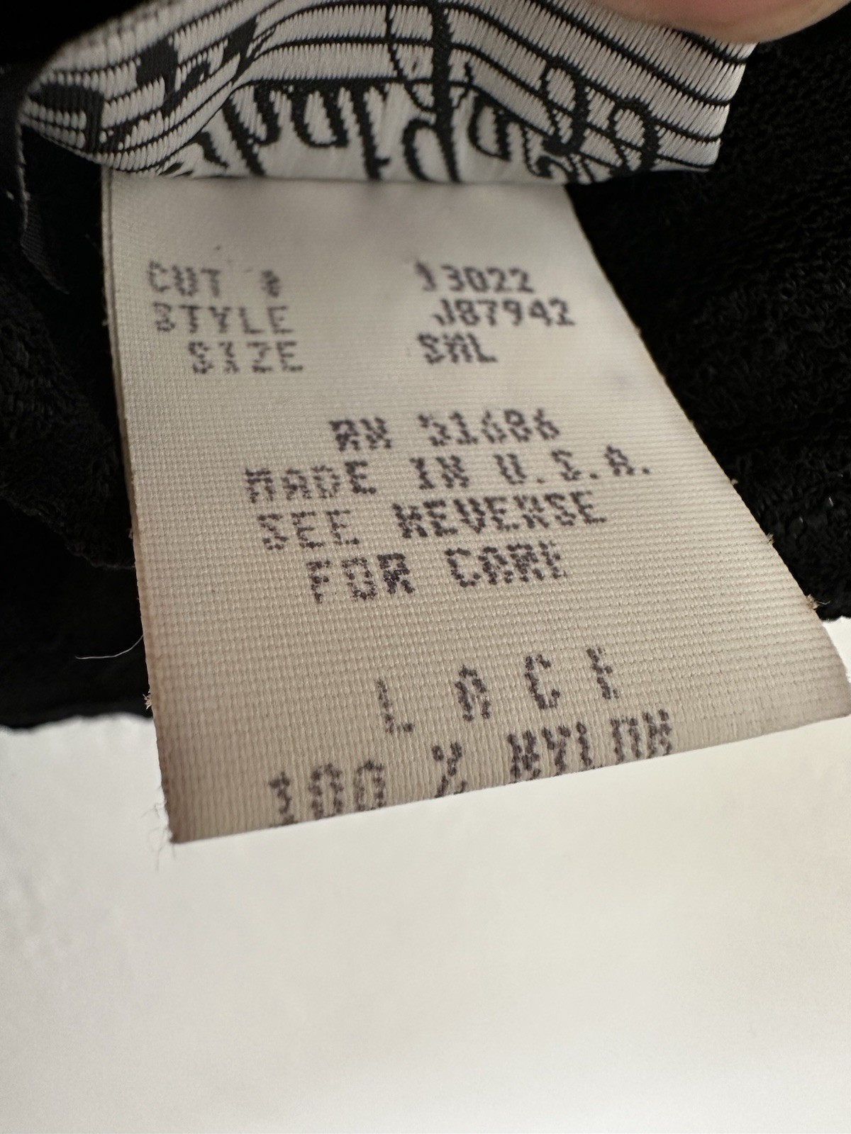 Vtg All That Jazz Black Dress Womens S Black Lace Midi Goth Witchcore Dark Fairy