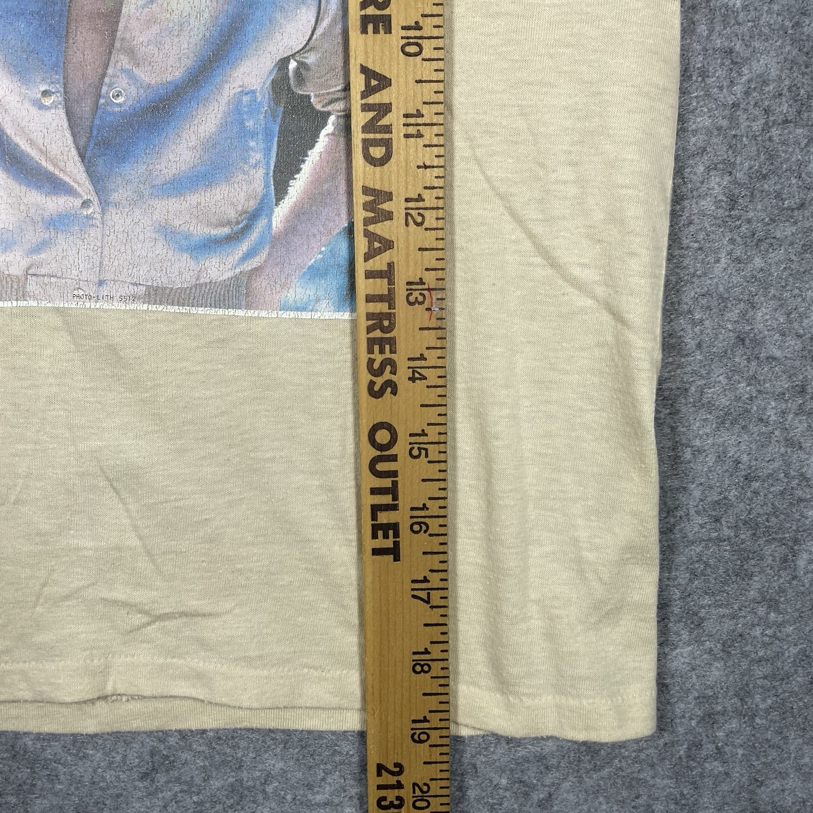 Vintage 1970s Andy Gibb T Shirt Youth Medium Womens XS 14×19 Silver Jacket Rare