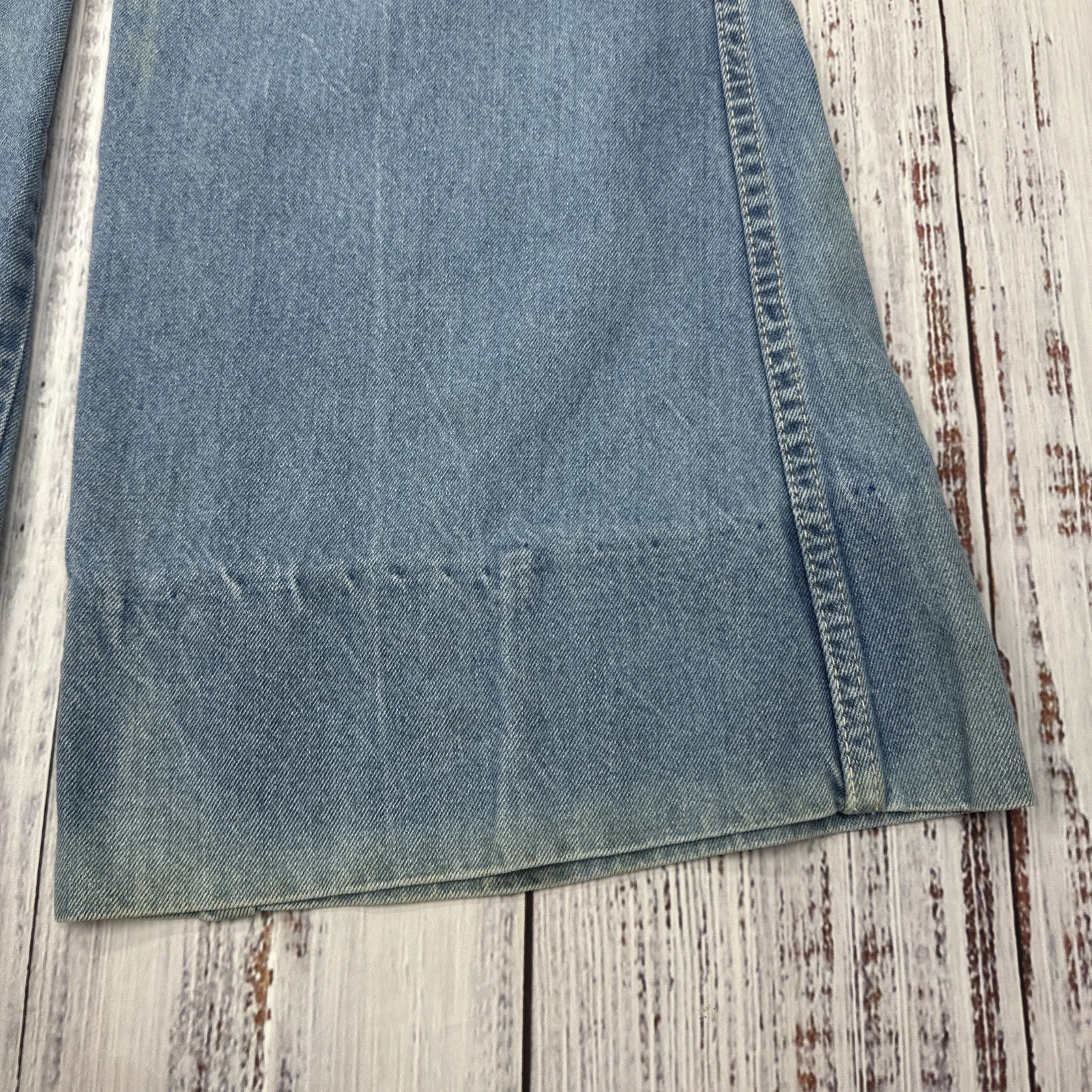 VTG 70’s Texson Bell Bottoms Flared Jeans Women’s Sz 7-8(22×31) High Waist RARE!