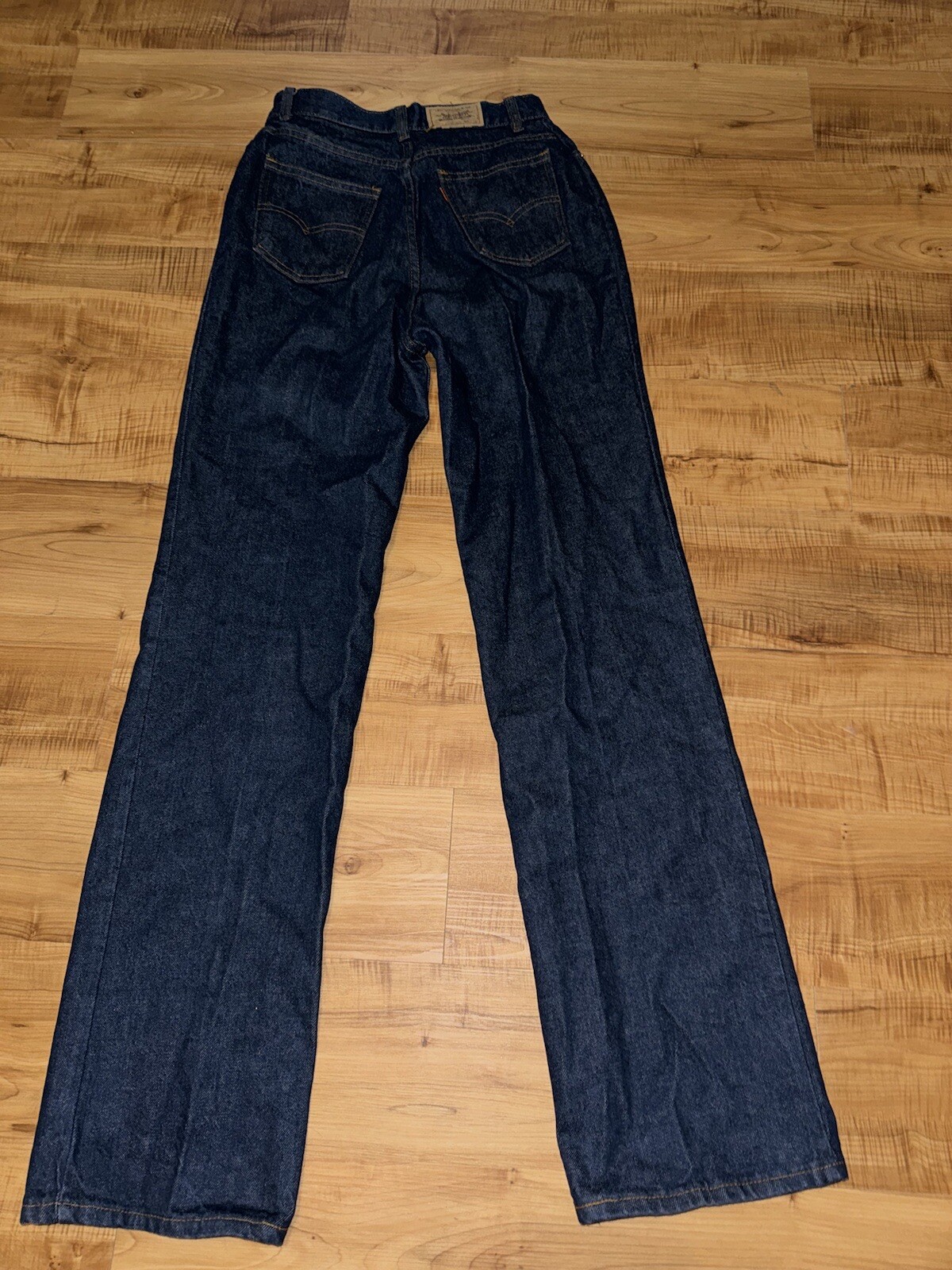 VTG 70’s Levi’s 25035 0214 Orange Tab Jeans Size 12 Talon 42 Zipper Dark! USA