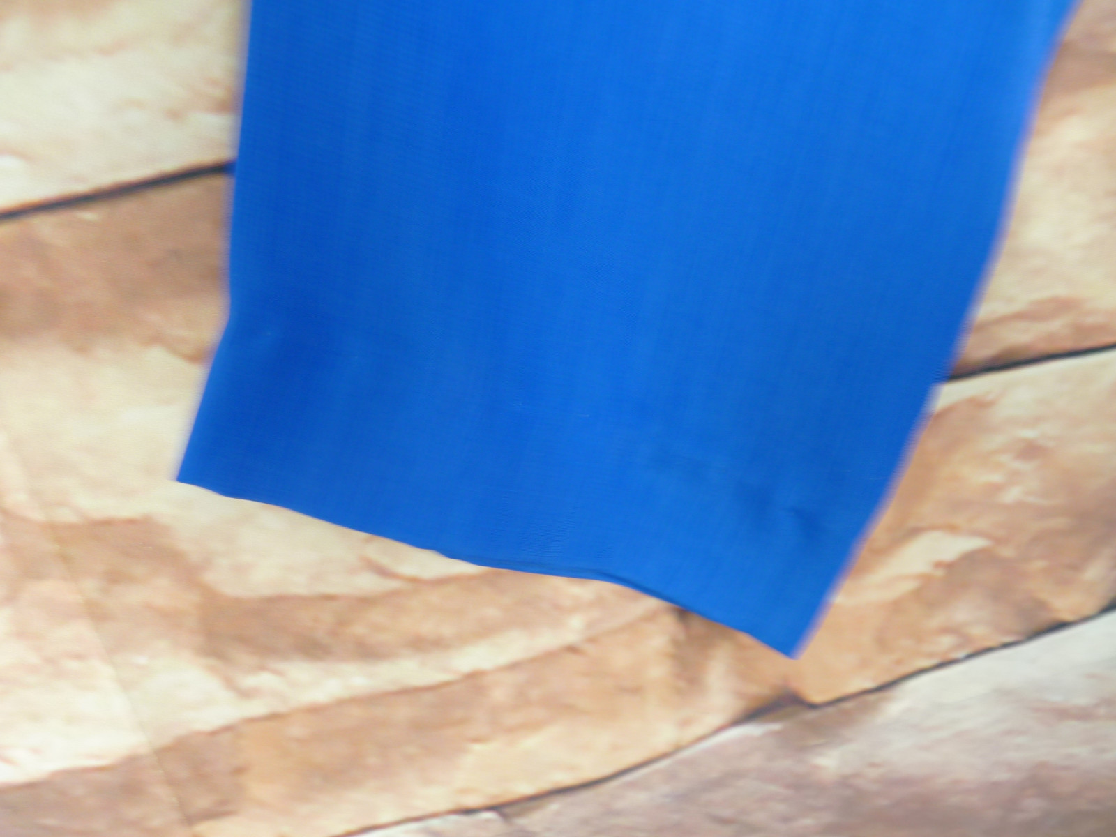 Vintage Around Town Sz 18 WP BLUE DRESS POLY USA V Neck