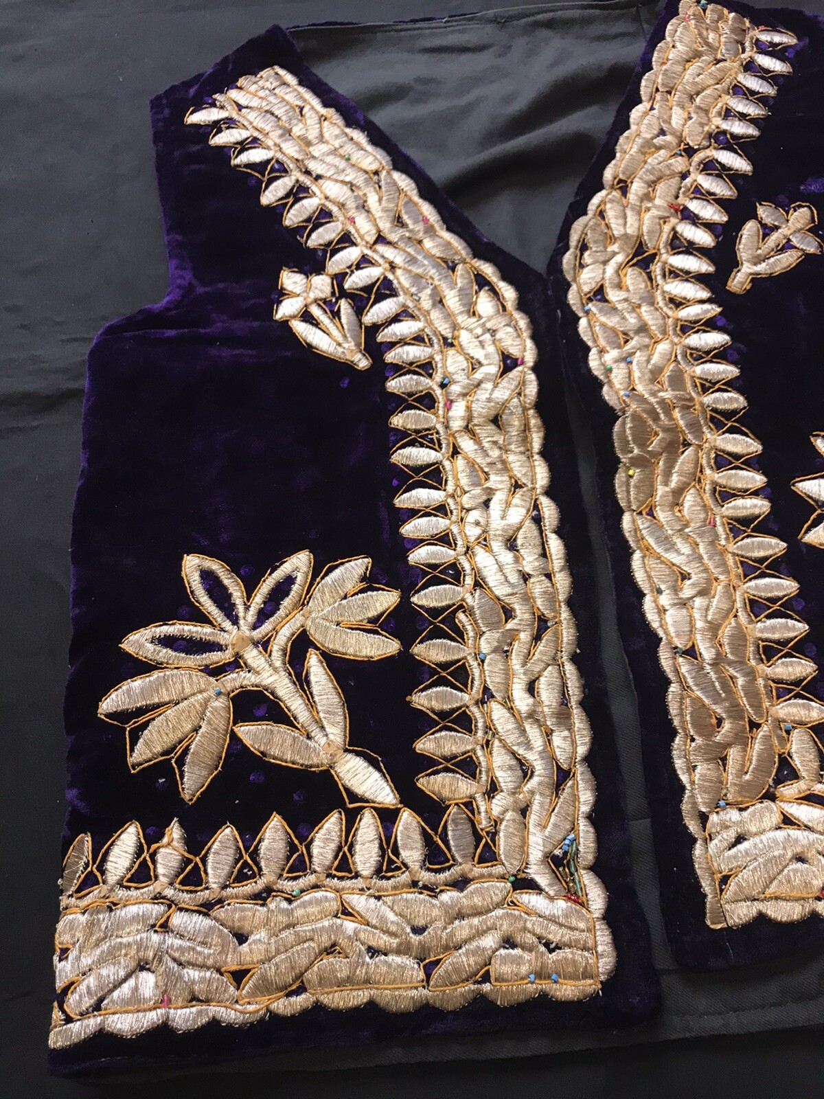 Uzbek velvet handmade vest jacket, bohemian vest, asian ethnic tribal Clothing