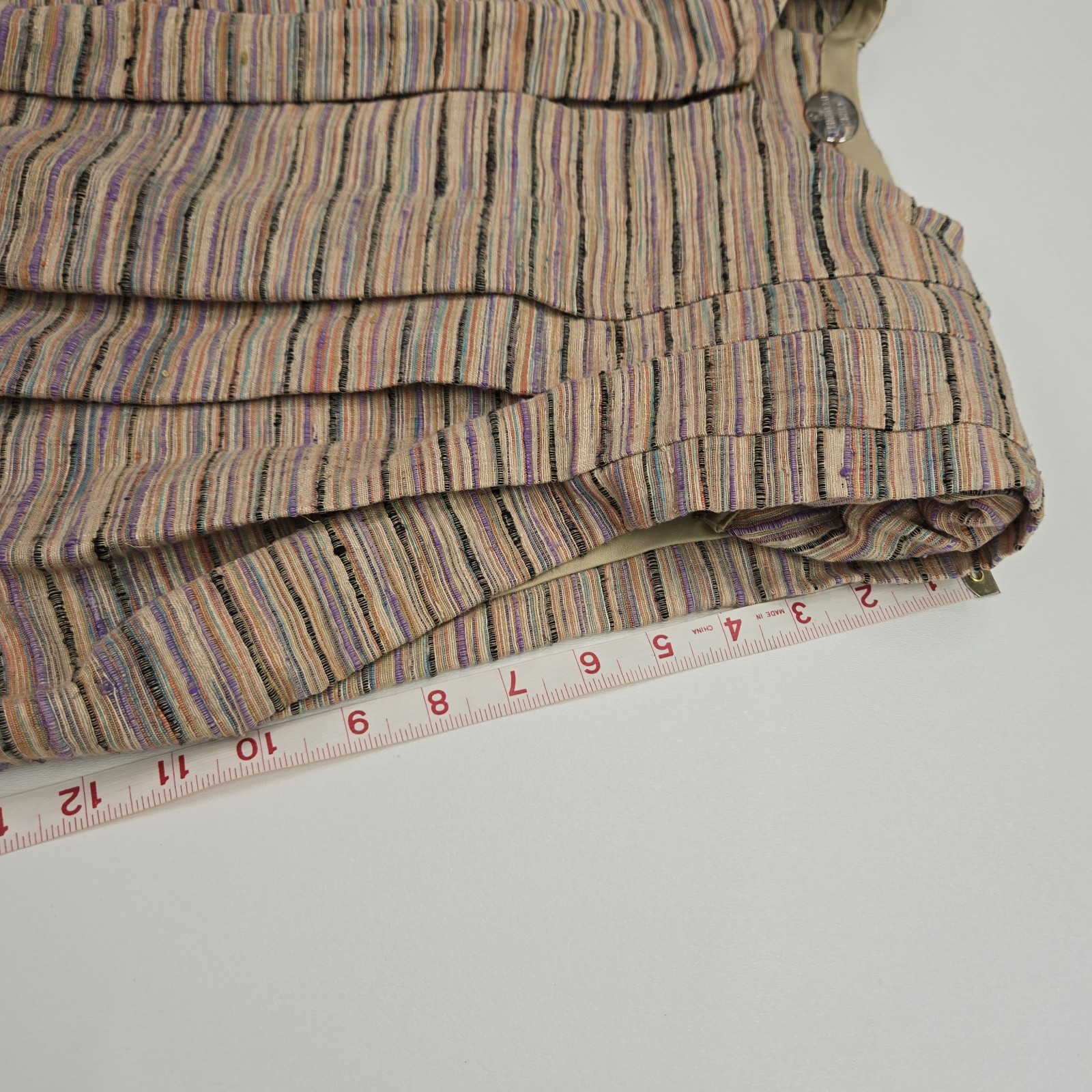 VTG OFAK Santa Fe Artisan & Weaver Chris O’Connell Striped Sleeveless Vest O/S