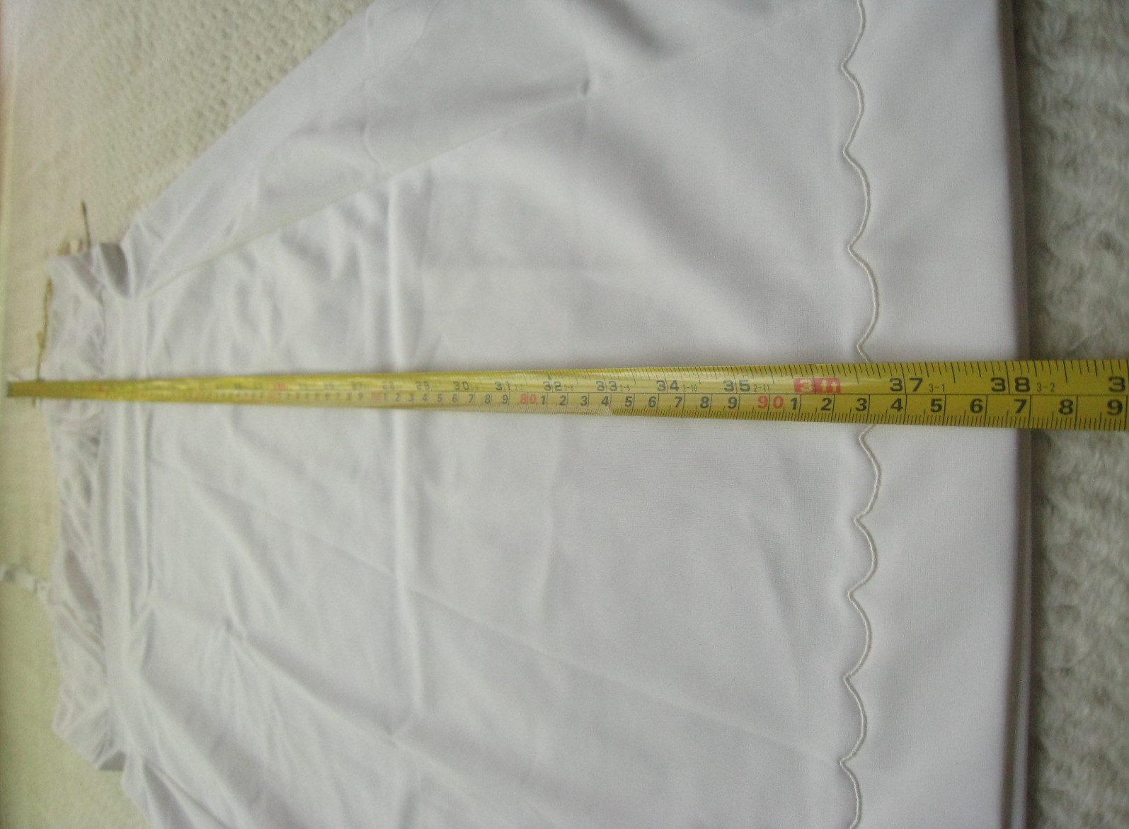 Vtg Super Slip by Dorsay Slip Dress Sz 36 White Du Pont Nylon New NOS READ