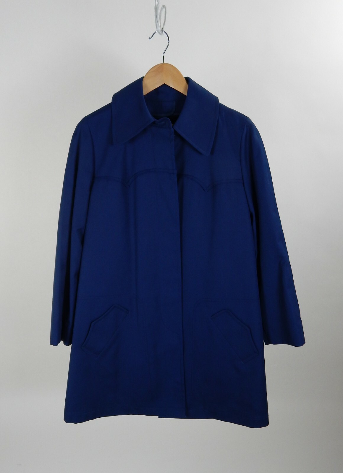Women’s London Fog Maincoats Polar Plush Blue 12 Regular