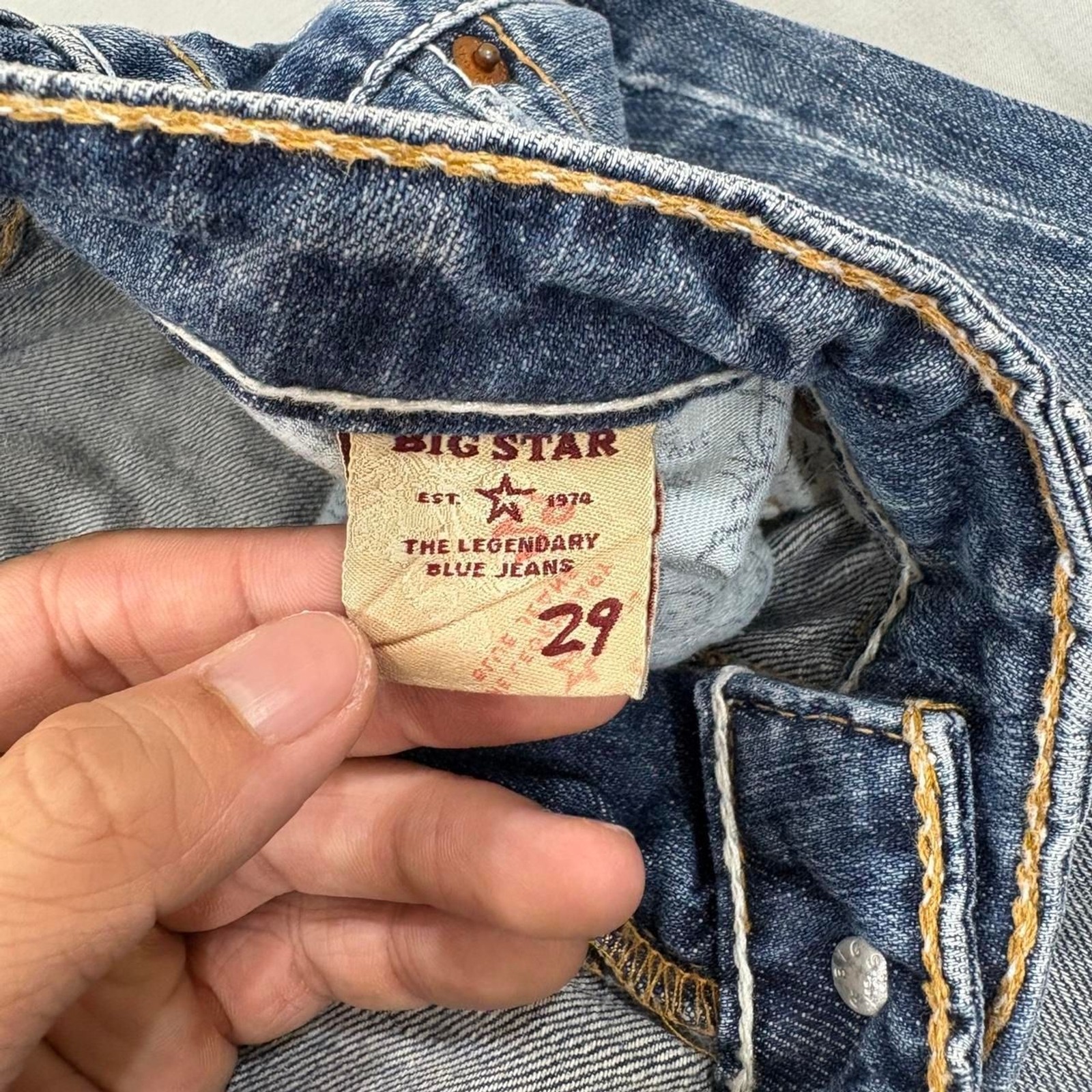 Y2K Big Star Jorts Women’s 32×16 Blue Baggy 2000s Grunge Skater Shorts