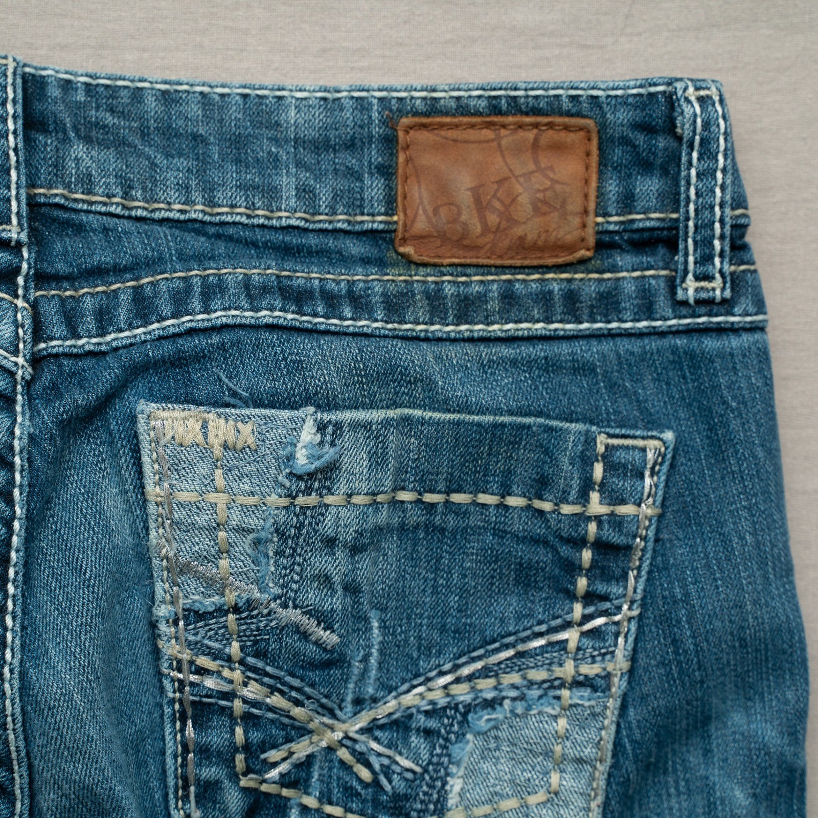 Vintage Y2k 2000s BKE Sabrina Low Rise Flare Western Denim Jeans Woemsn 230