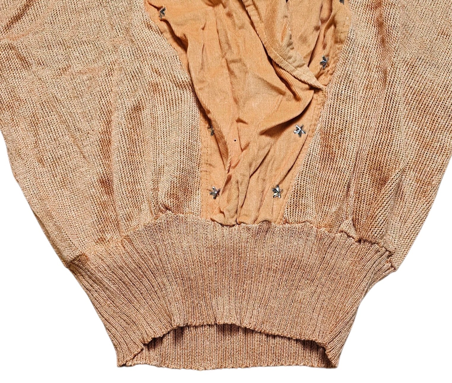 Vintage 1980s MARC D’ALCY Dolman Sleeves Deep V Sweater And Skirt
