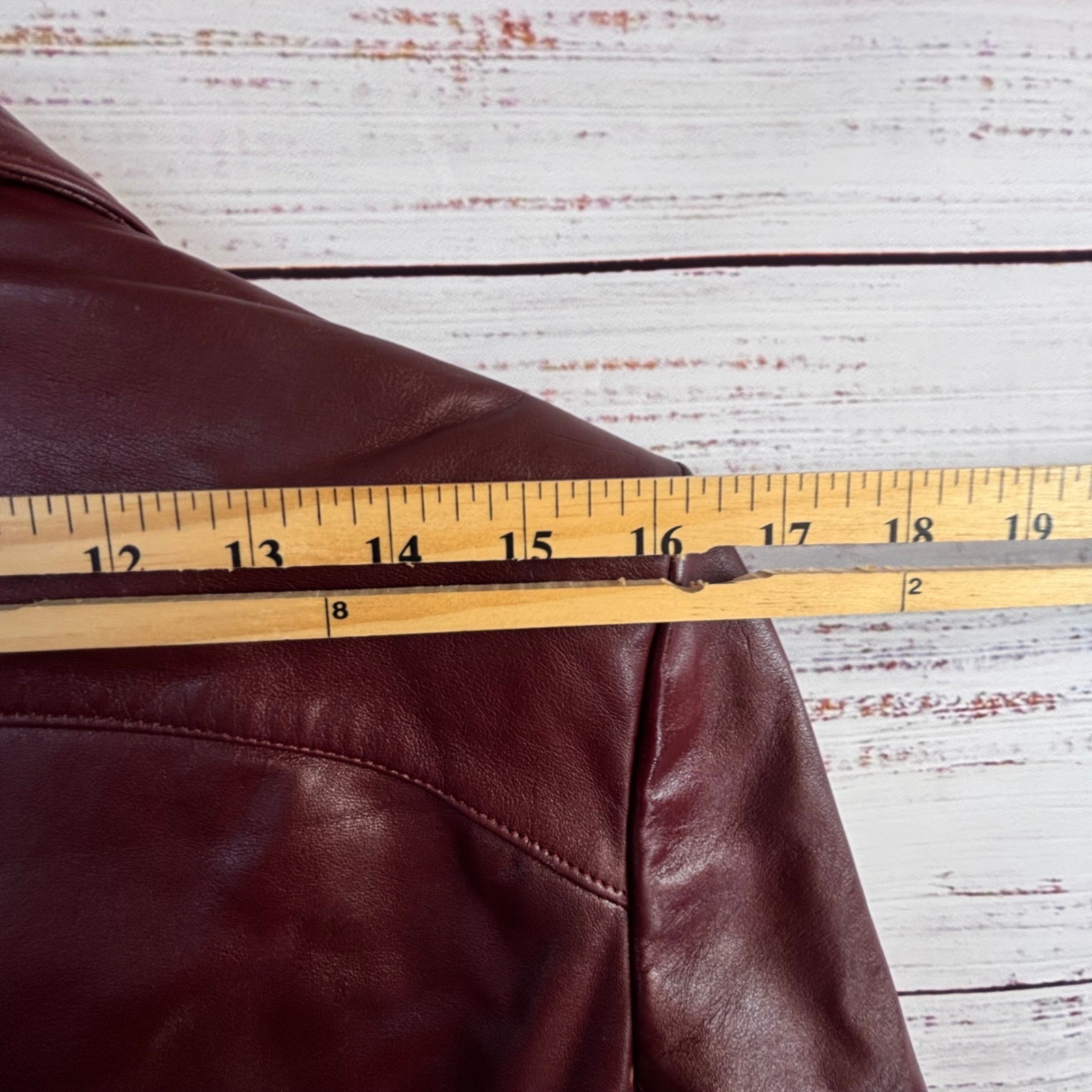 Vtg Dark Academia Equestrian Leather Blazer Etienne Aigner 12 Burgundy Oxblood