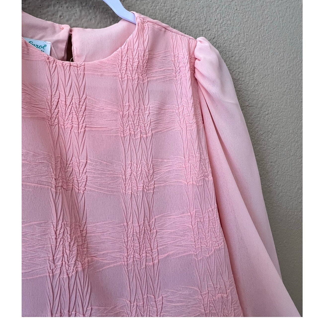 Vintage Lady Carol Pink Chiffon Dress