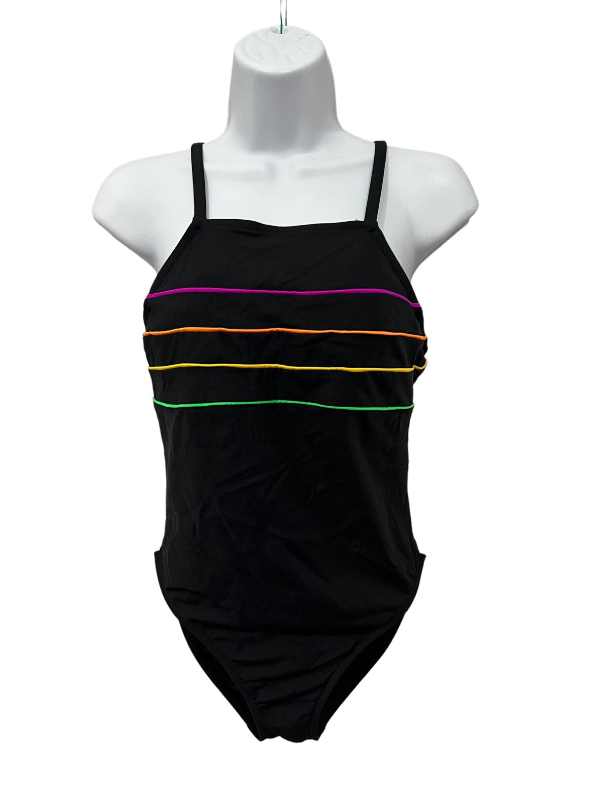 Vintage Concepts Sirena Womens Swimsuit Size 14 Made In USA Black