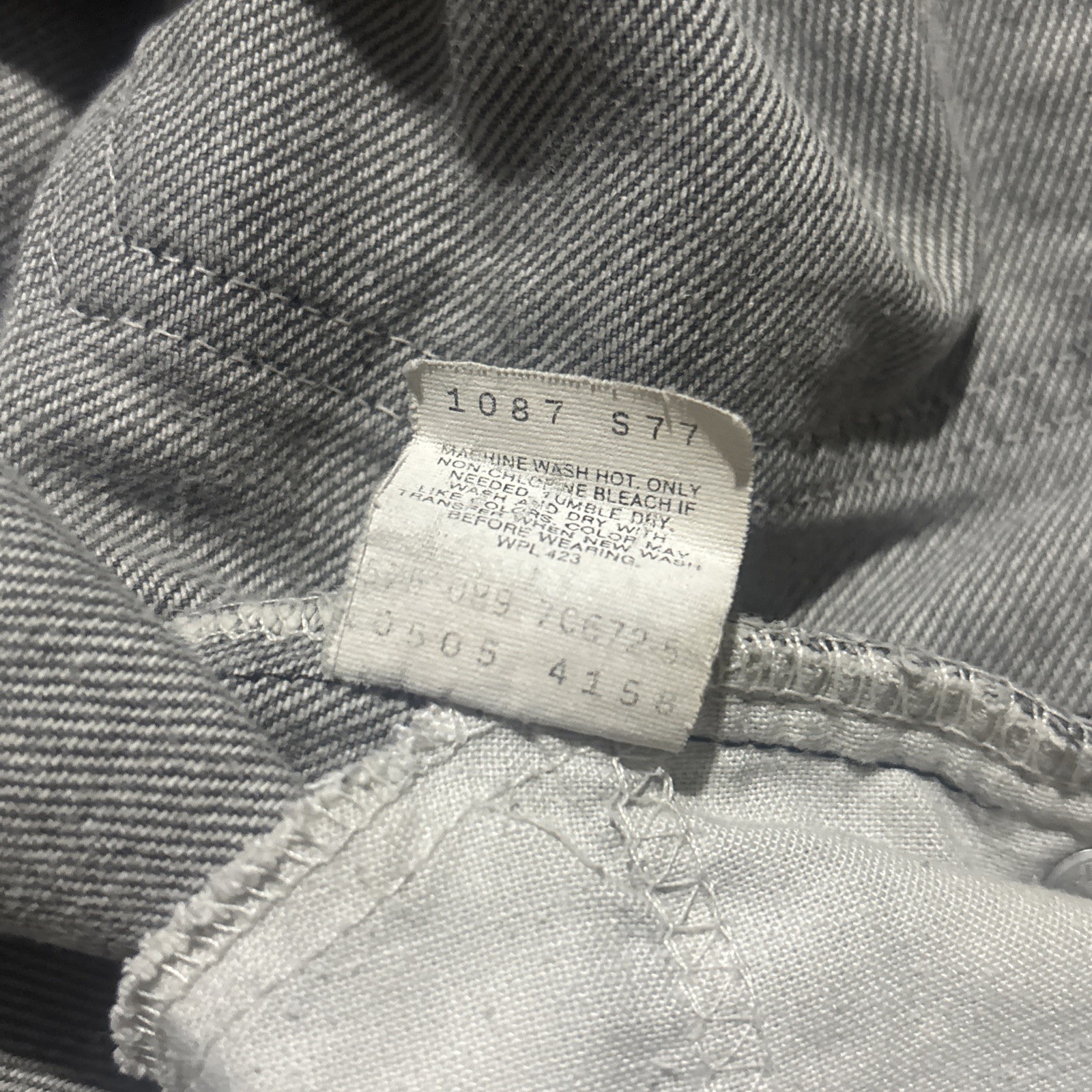 Vintage 80’s Levi’s 32 Black Acid Washed Denim Cutoff Shorts Raw Hem USA