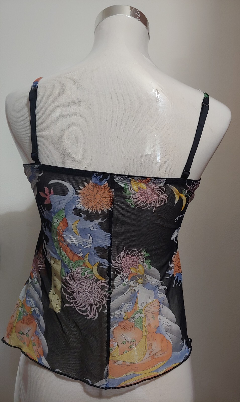 TOP VEST vintage 90’s JOHN RICHMOND underwear Made Italy TG.44- M circa RARE