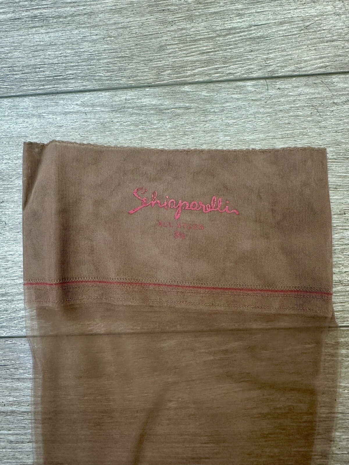1960s Schiaparelli Brown Nylon Stockings Pantyhose Hosiery 2 Pairs in Box