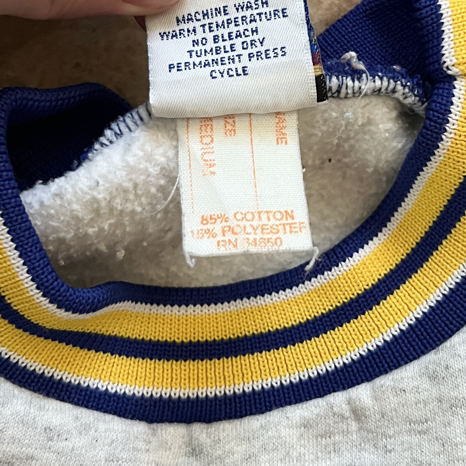 Vintage Lexington Wildcats Varsity Spirit Fashions Sweater Knit Accents USA Sz M