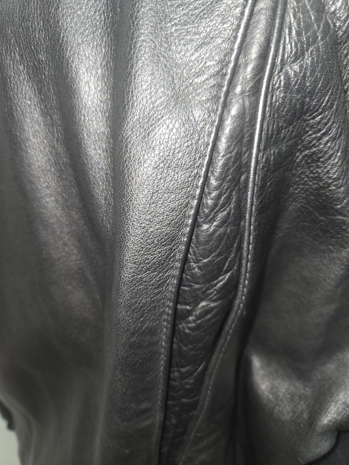 Vera Pelle Italy Leather Car Jacket Size Eur 54