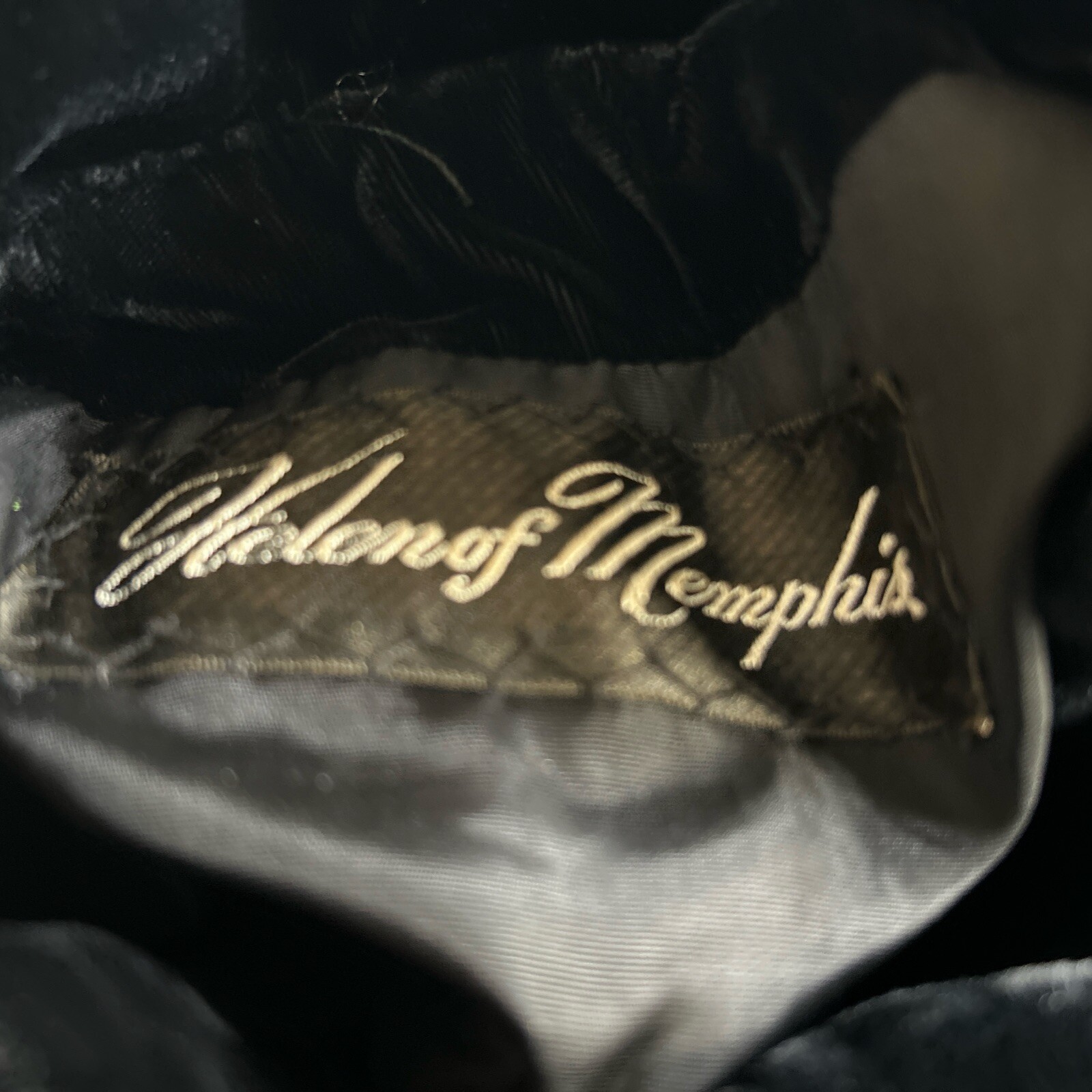 Velvet Helen Memphis Jacket Crushed Black Gold Sequin Silver Victoria Vintage M