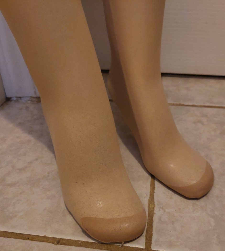 Vintage Pantyhose Option Silky Control Top Color Nude Size Tall BBN1