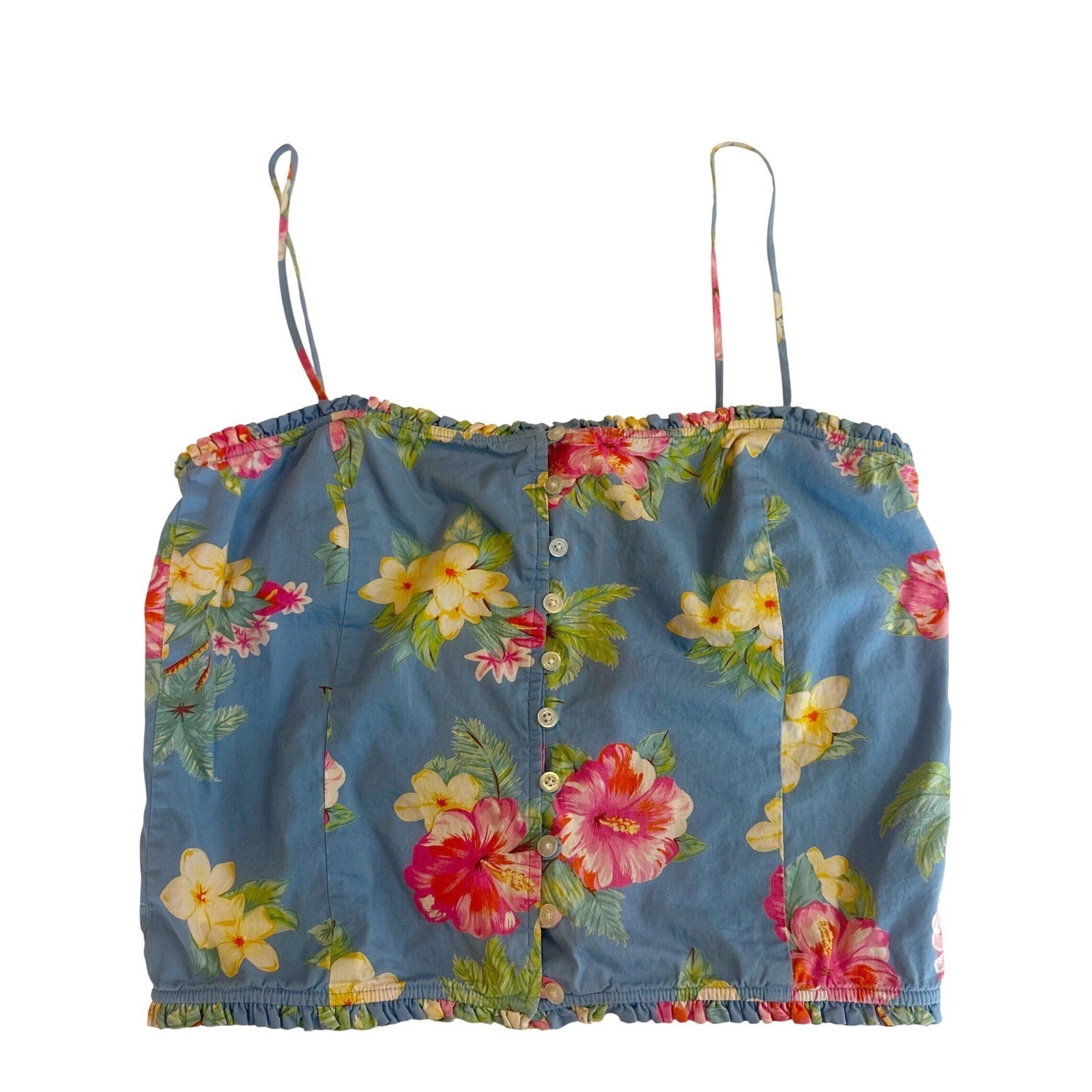 Vintage Y2K RALPH Ralph Lauren Camisole Corset Top Women’s M Floral Cottagecore