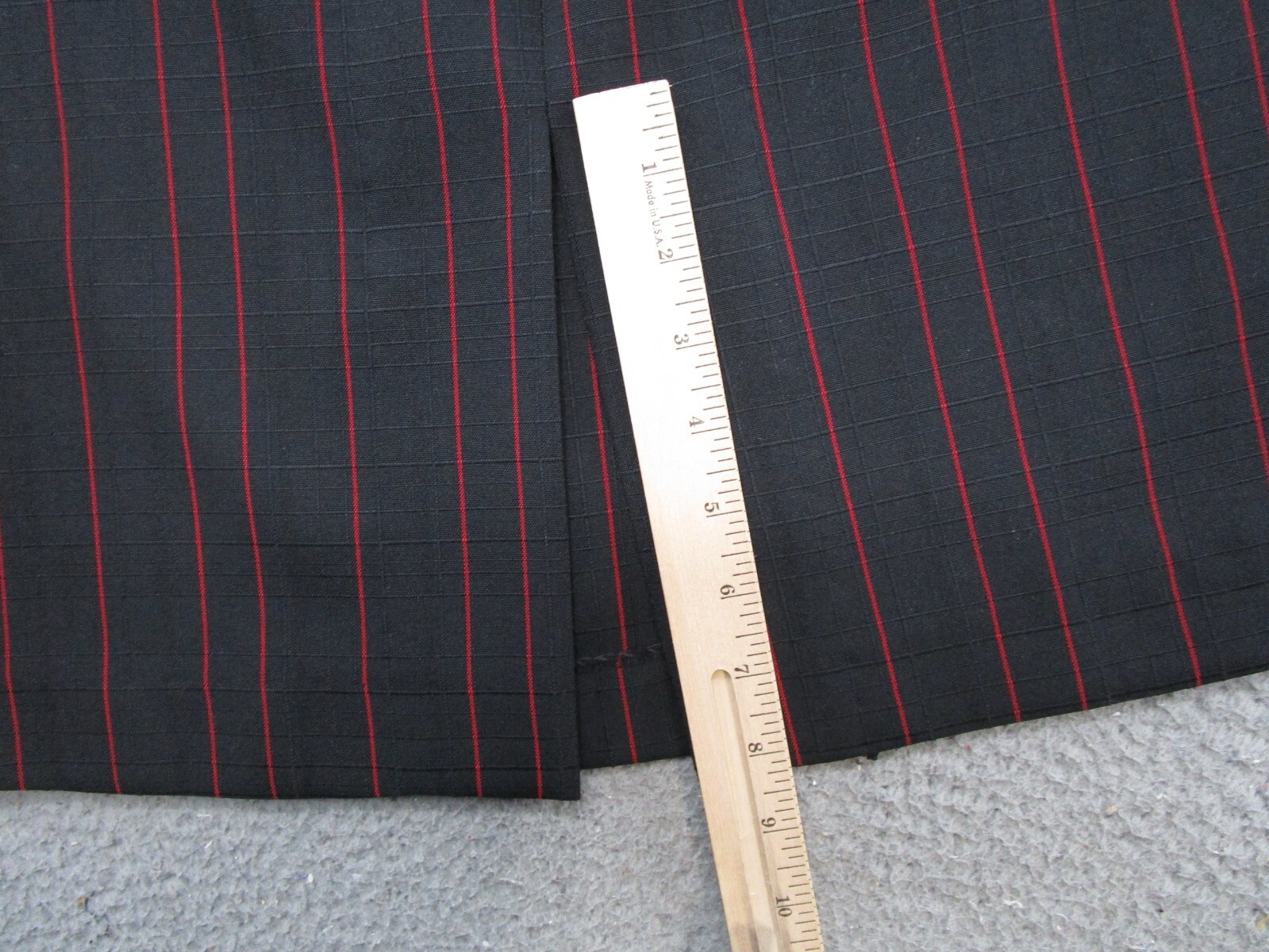 Vintage 80s GW Originals Back Slit Modest Skirt Size 14 Plaid Elastic Waist NEW