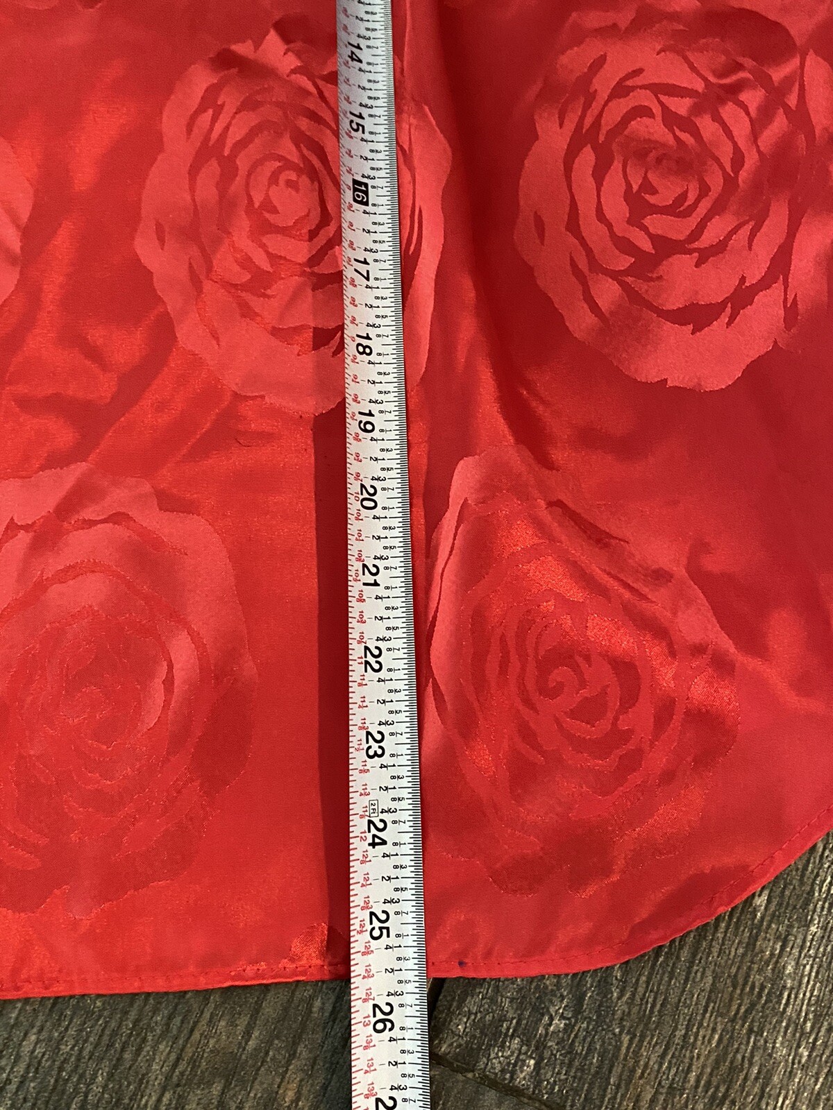 Red Rose VINTAGE NWT Mervyn’s Touche’ LA 80’s 90’s shirt Top M L ?