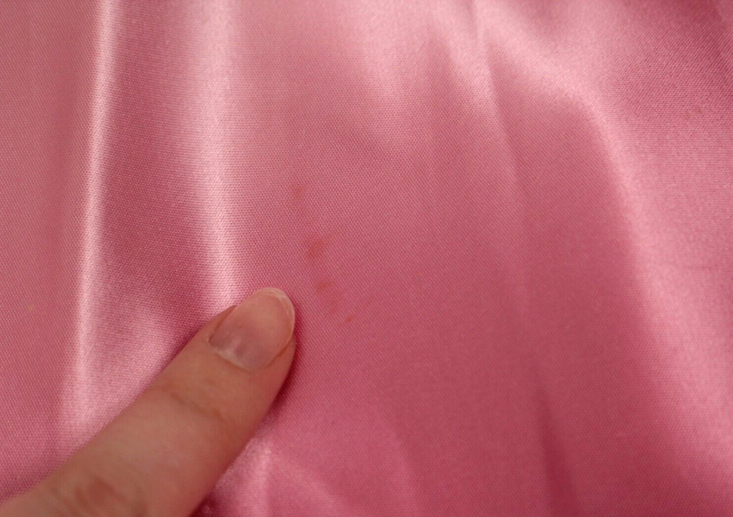 Vtg Women’s 40s Pink Ombre Formal Gown XS/S 1940s Satin Maxi Dress Prom