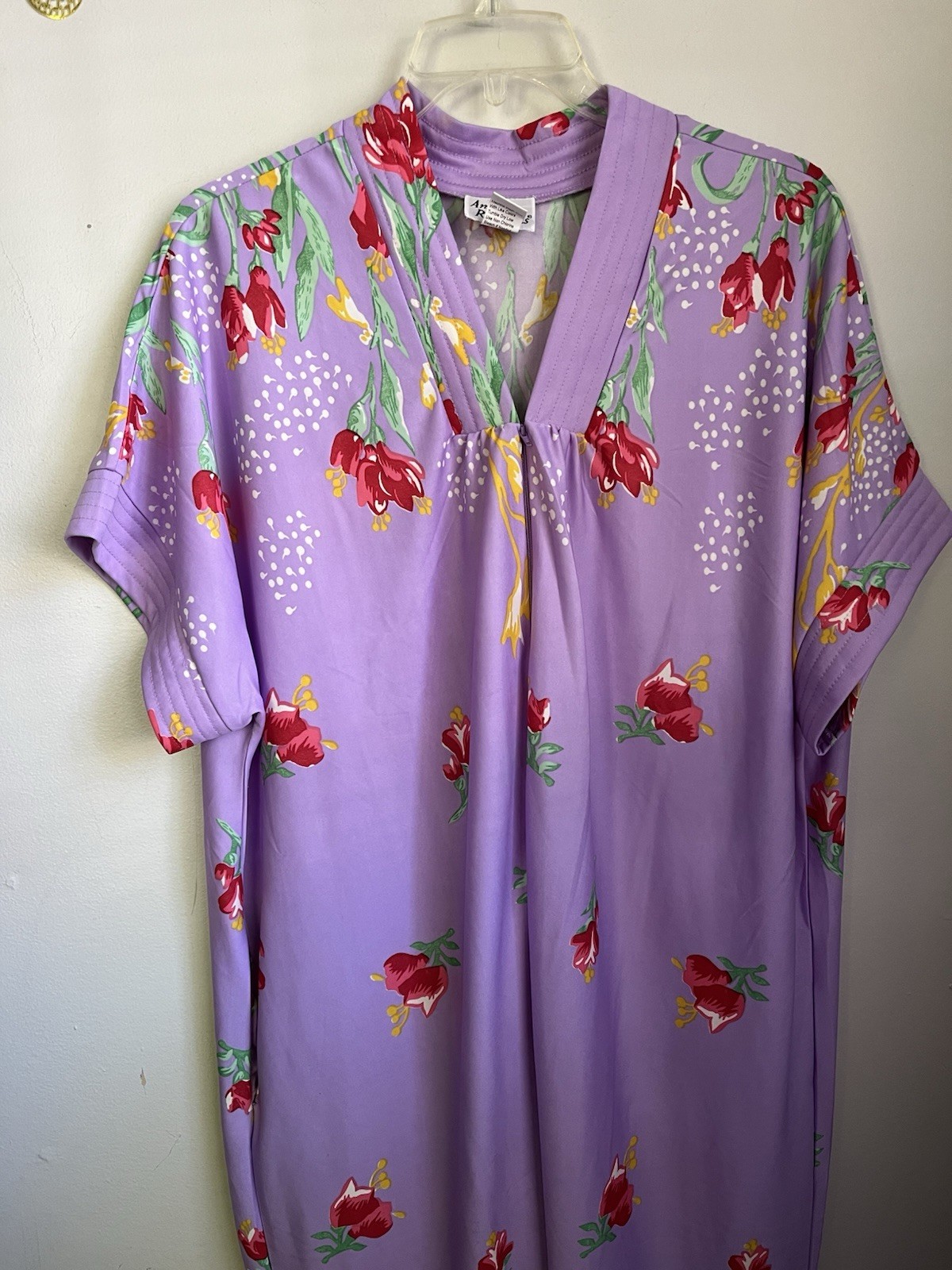 Anthony Richards Mumu House Coat Robe Day Dress Hawaiian Tulip Carftan Size XL