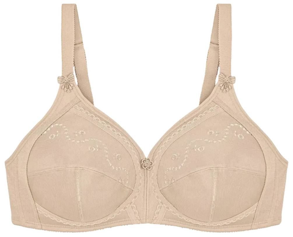 Triumph Womens Doreen Cotton Non Wired Bra – Skin Beige