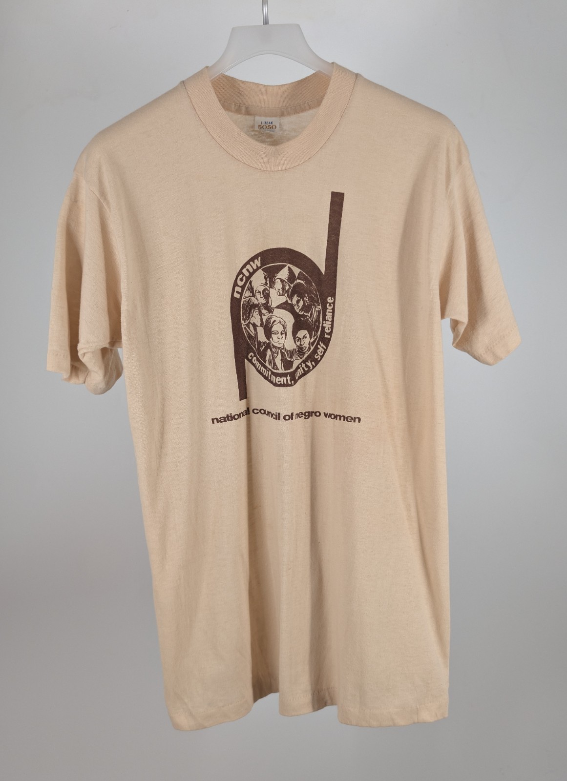 Vintage 1980s National Council Of Negro Women NCNW Graphic T Shirt USA L 19×28