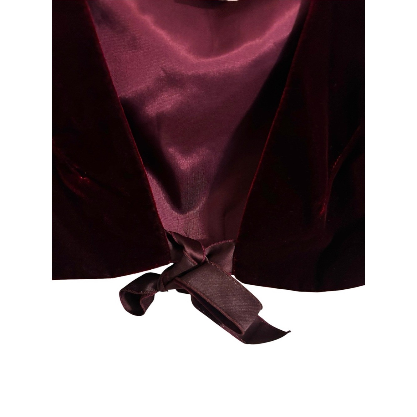 Watters and Watters Vintage Velvet Maroon Shrug Size 8
