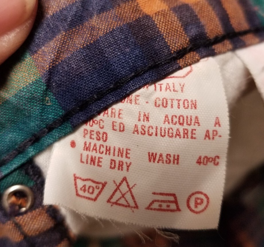 RARE Vtg 80s FIORUCCI Plaid Pants US 30-31 Punk Designer Italy Retro Grunge 70s