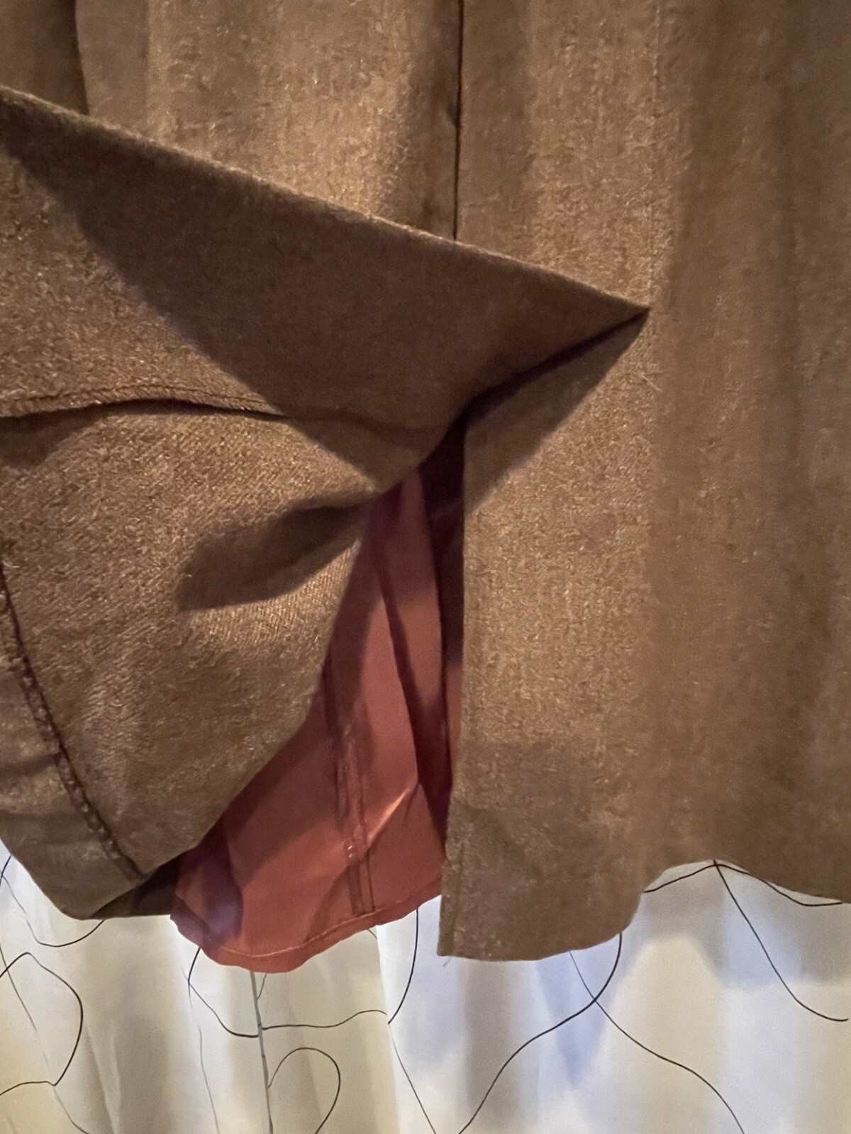 Vintage Act III Wool Pencil Skirt & Blazer Suit Set Brown Size 16/18