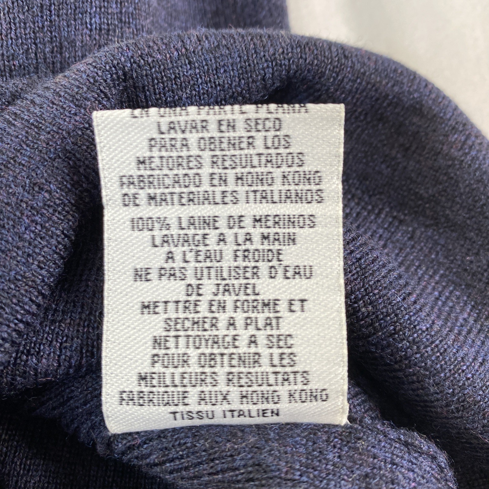Vtg Eileen Fisher Navy Tank & Skirt Set 2 Piece Sz Med 100% Merino Wool Minimal