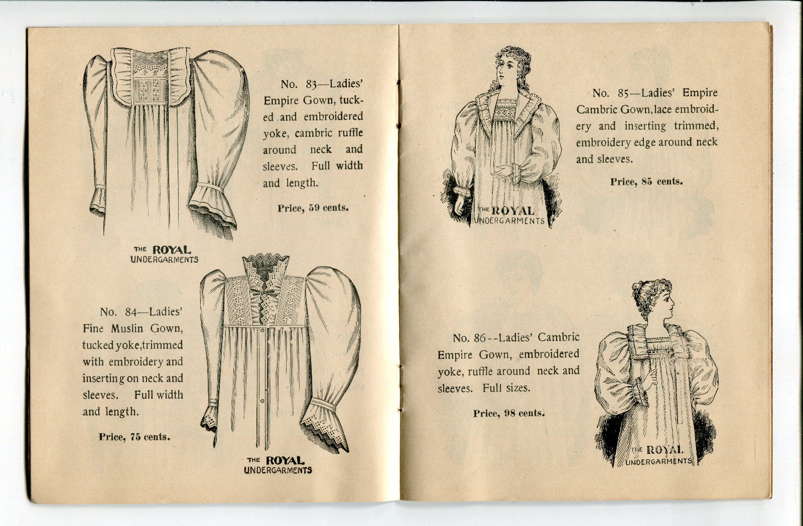 1898 Women’s Undergarments Booklet, Valuable Hints for Ladies Only, Espenhain Co