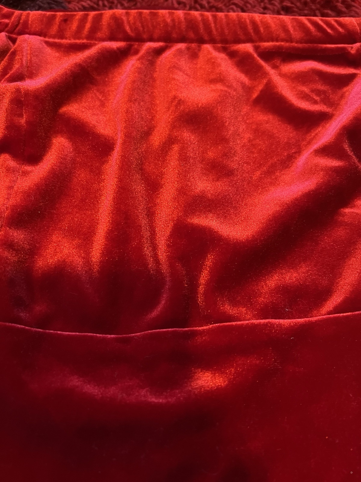 Vtg Y2K Teeze Me Bell Sleeve Velvet Dress 13/14 Red Sexy Romantic Party Prom