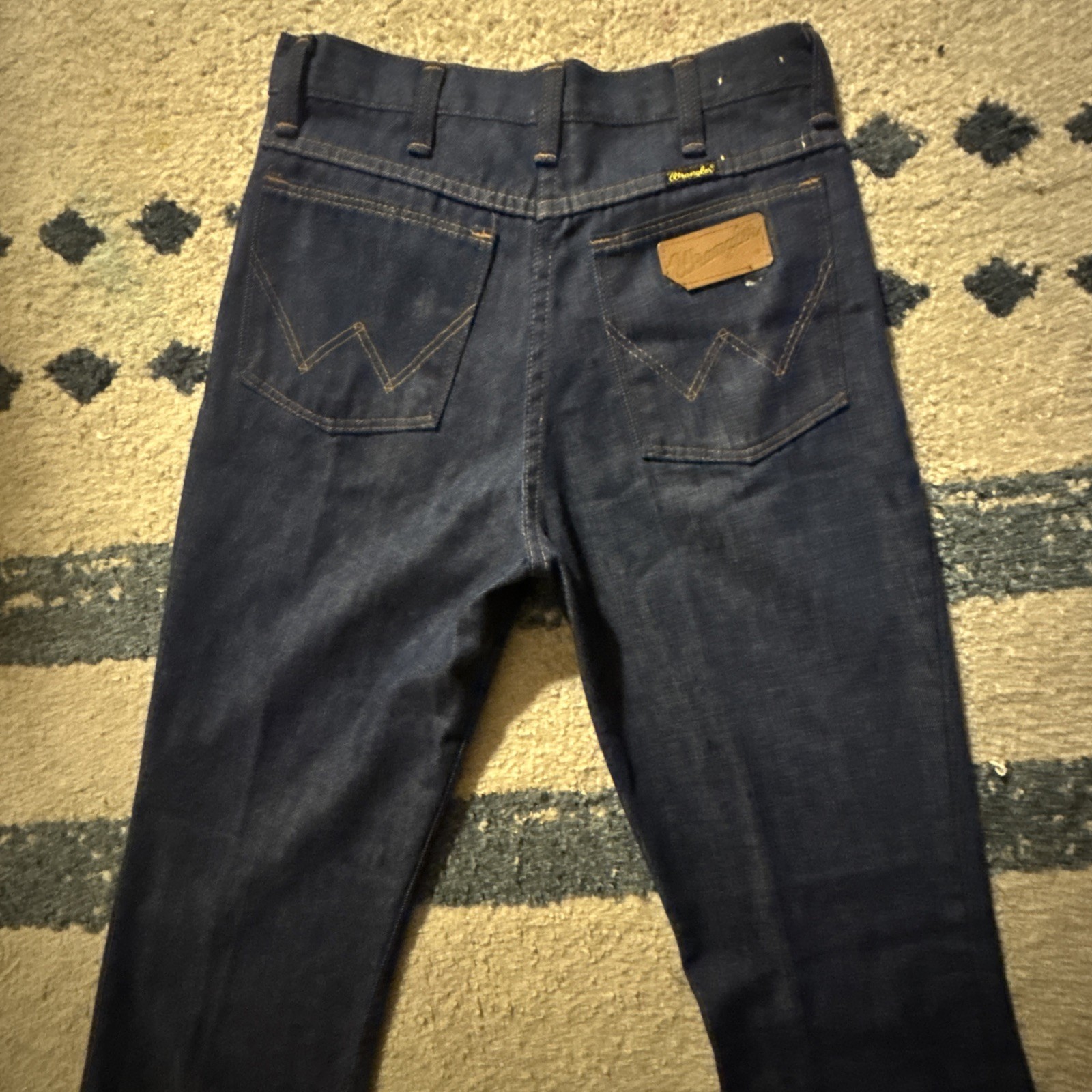 Vtg 1970’s Women’s Wrangler 938 High Waist Bootcut Jeans Talon Zip Sz 26×35 USA