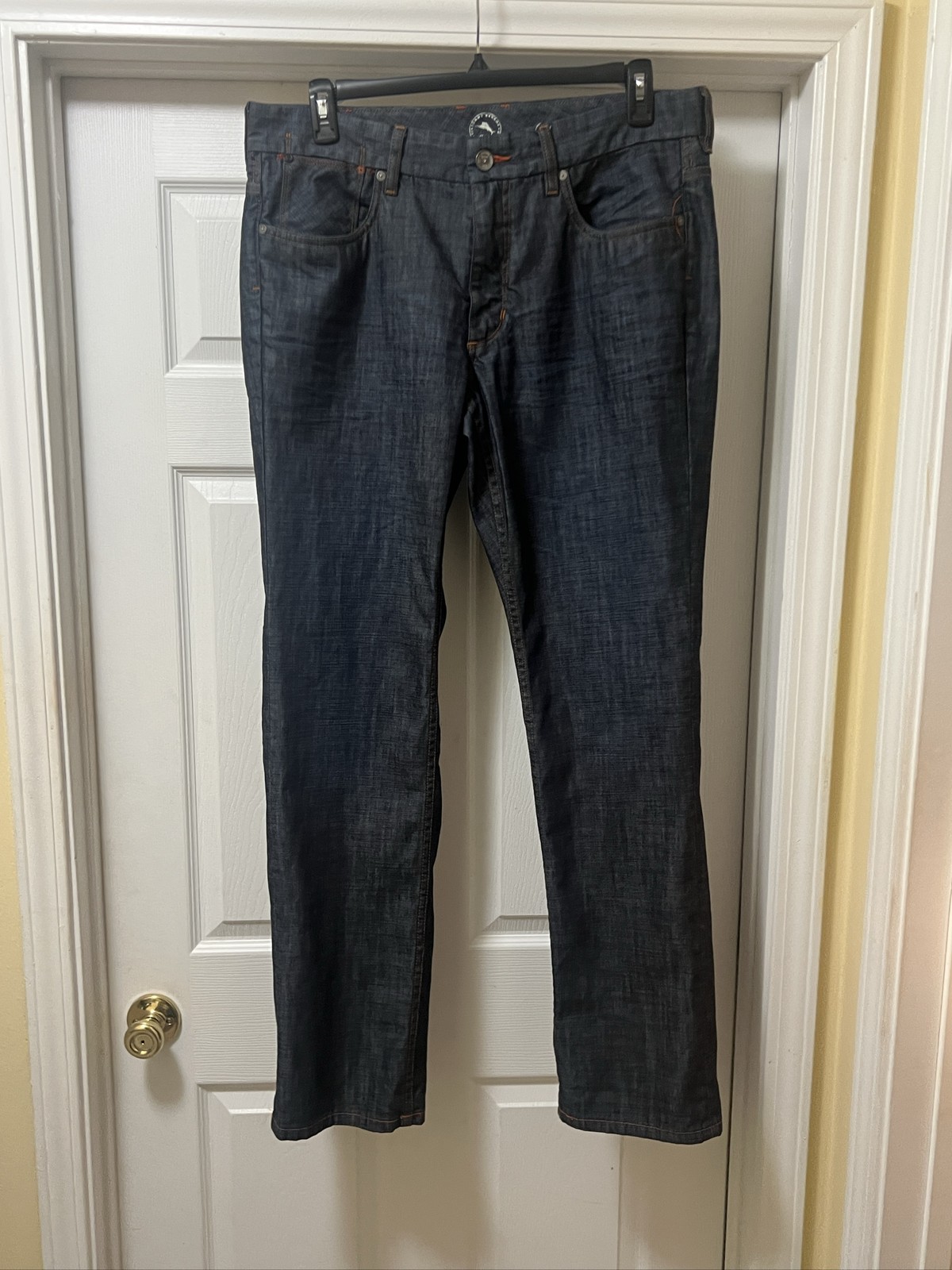 Tommy Bahama Men’s Blue Denim Straight Jeans 36X33