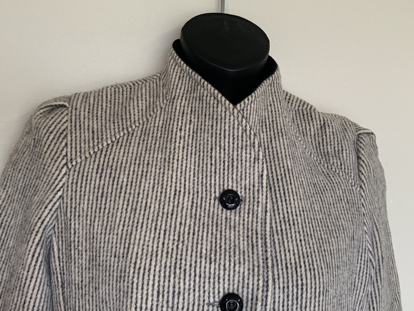 Vintage Wellington Fashions Women’s Heavy Wool Pea Coat Medium See Measurements